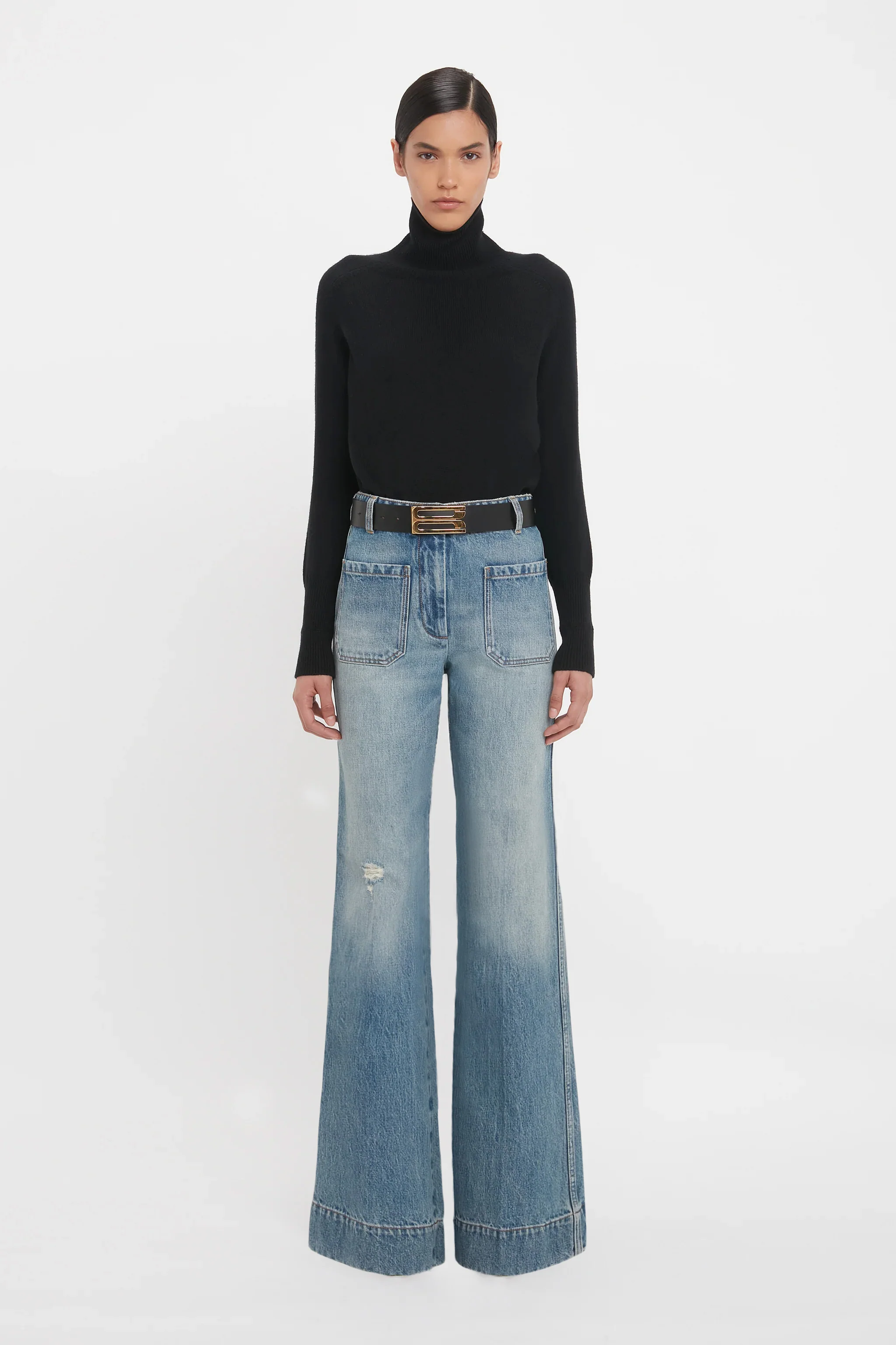 Alina Jean In Worn Blue Wash