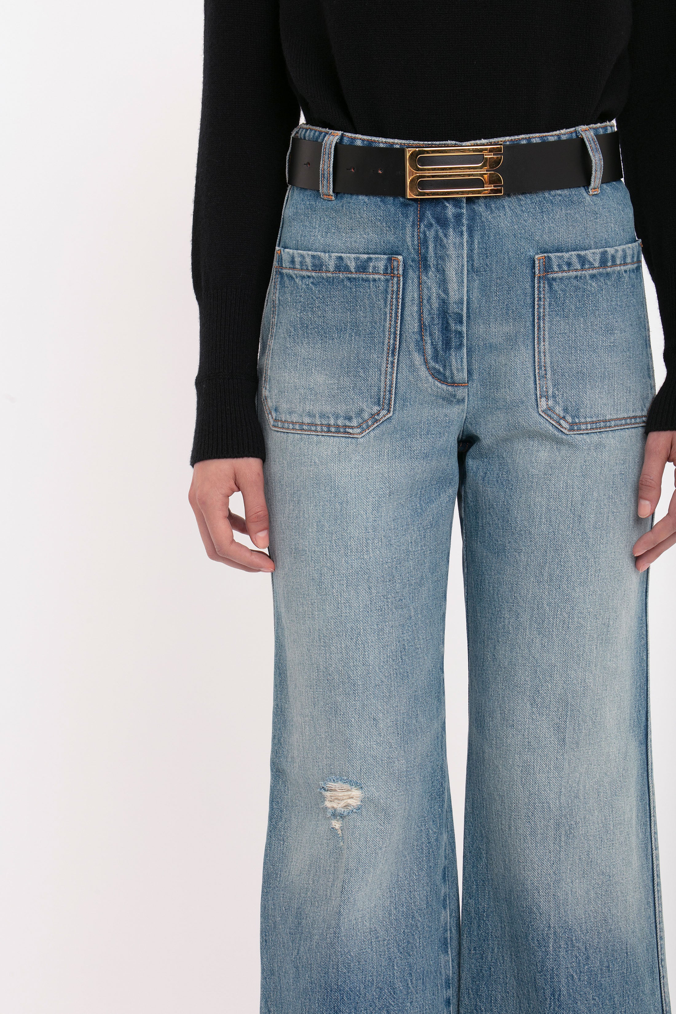 Alina Jean In Worn Blue Wash - Image 4