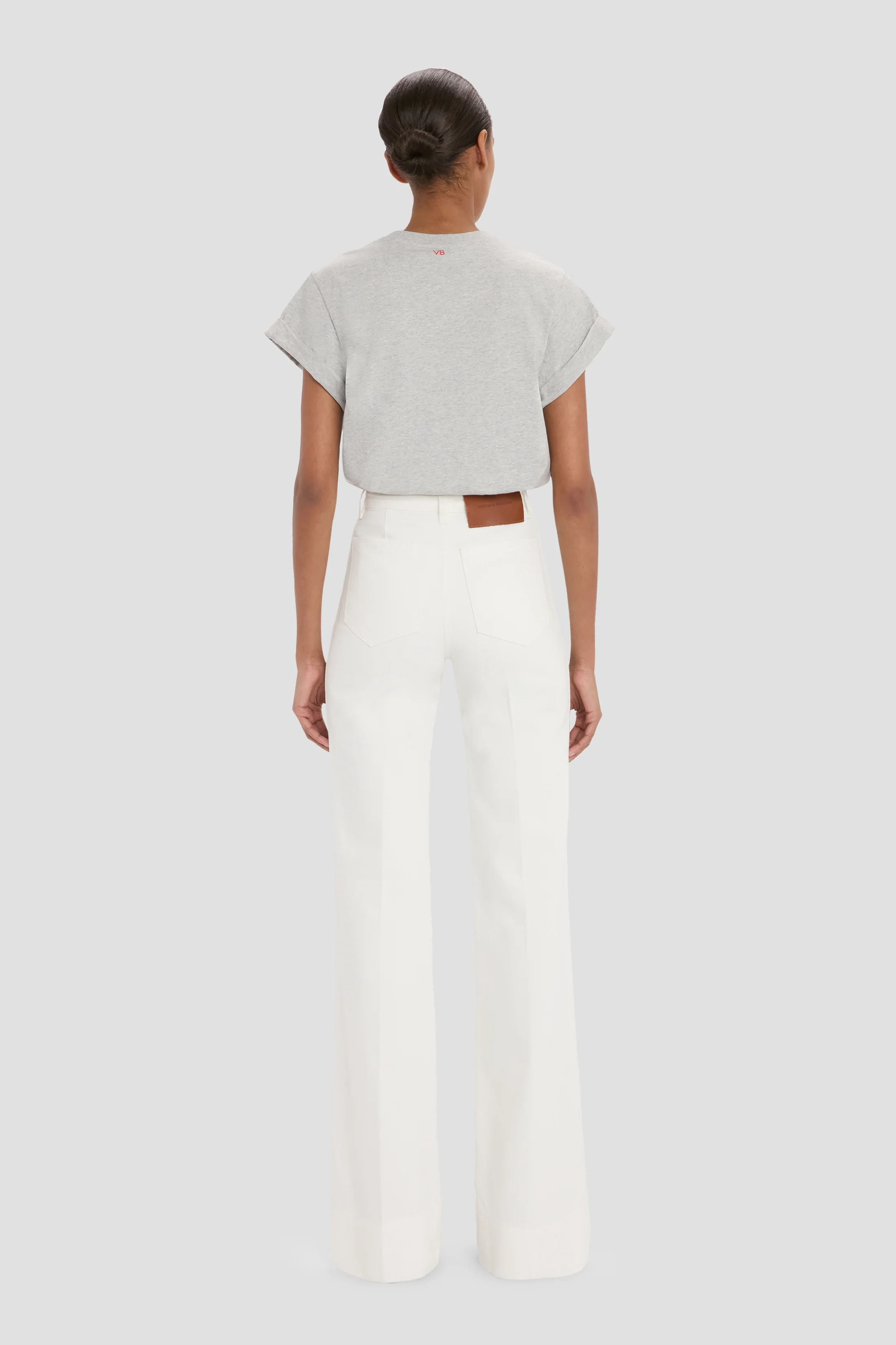 Alina Stretch Jean In Washed White - Image 4