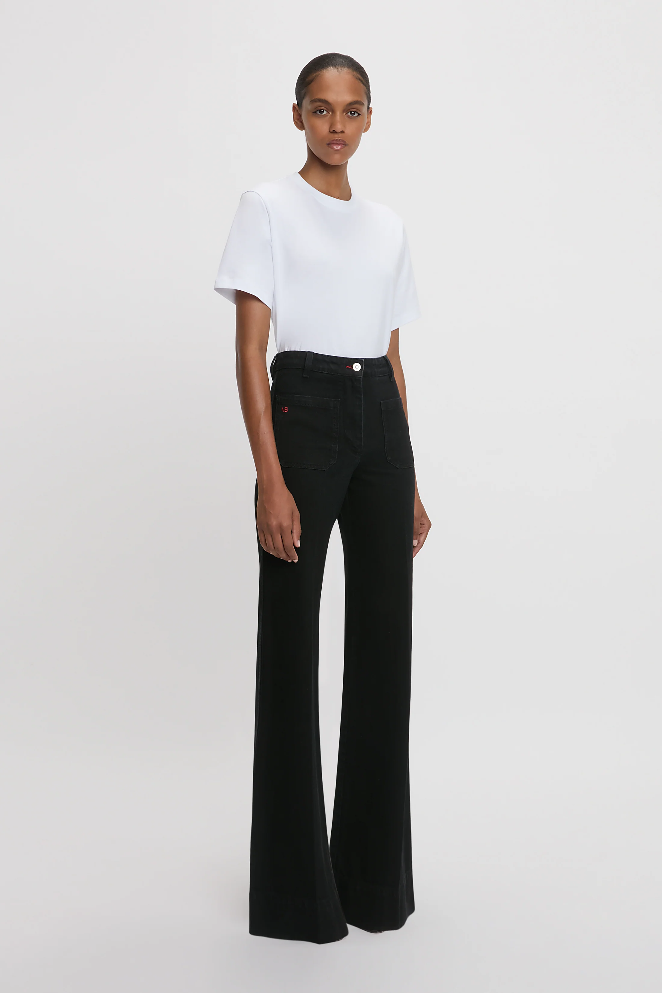Alina Stretch Jean In Washed Black - Image 2
