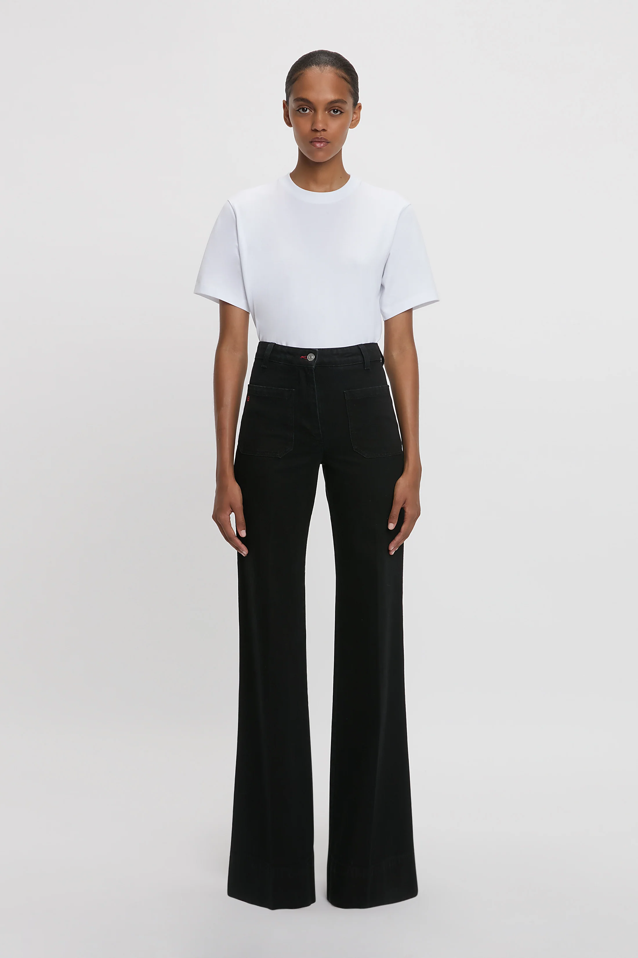 Alina Stretch Jean In Washed Black