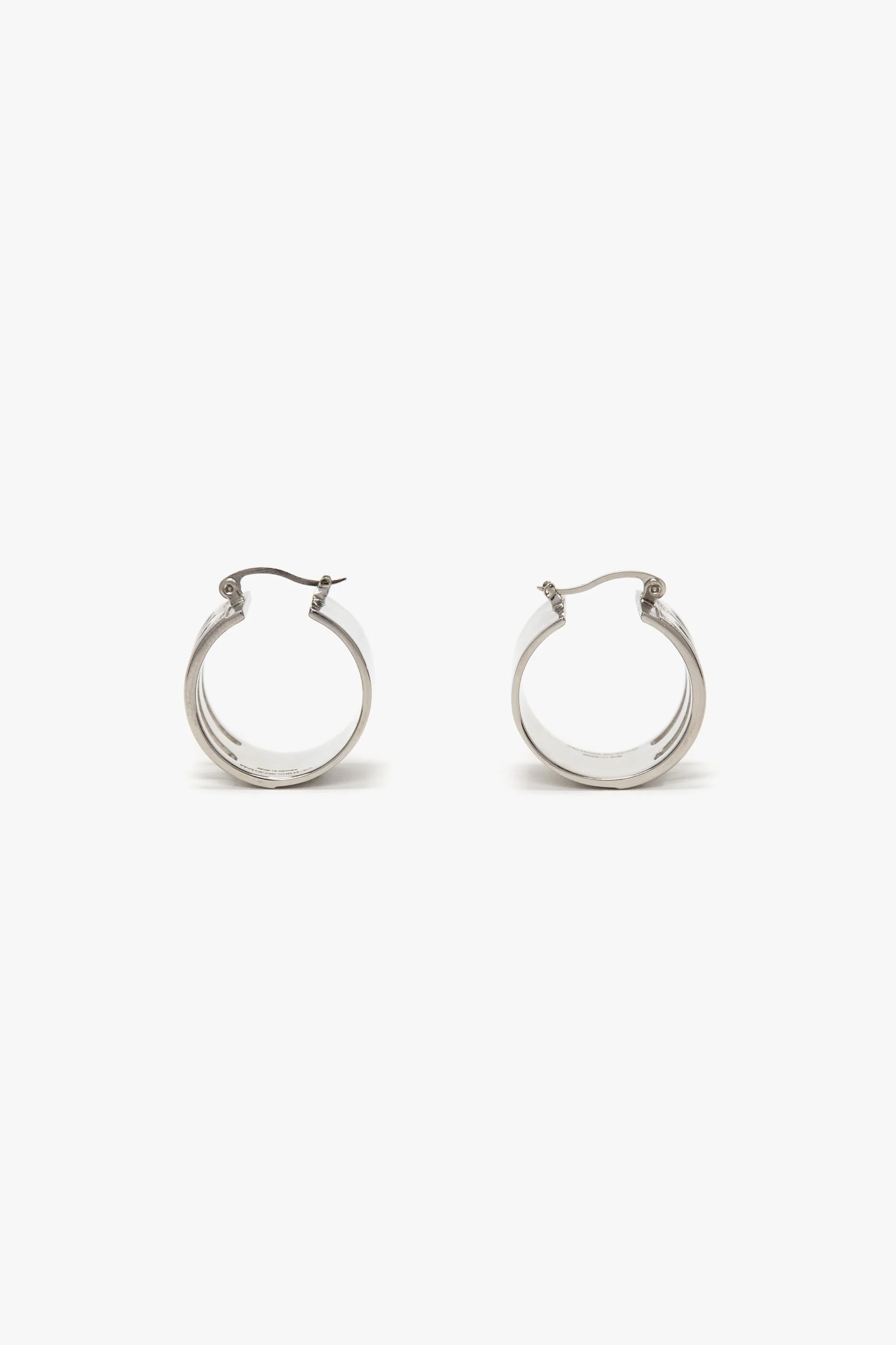 Dorian Hoop Earrings In Silver - Image 2