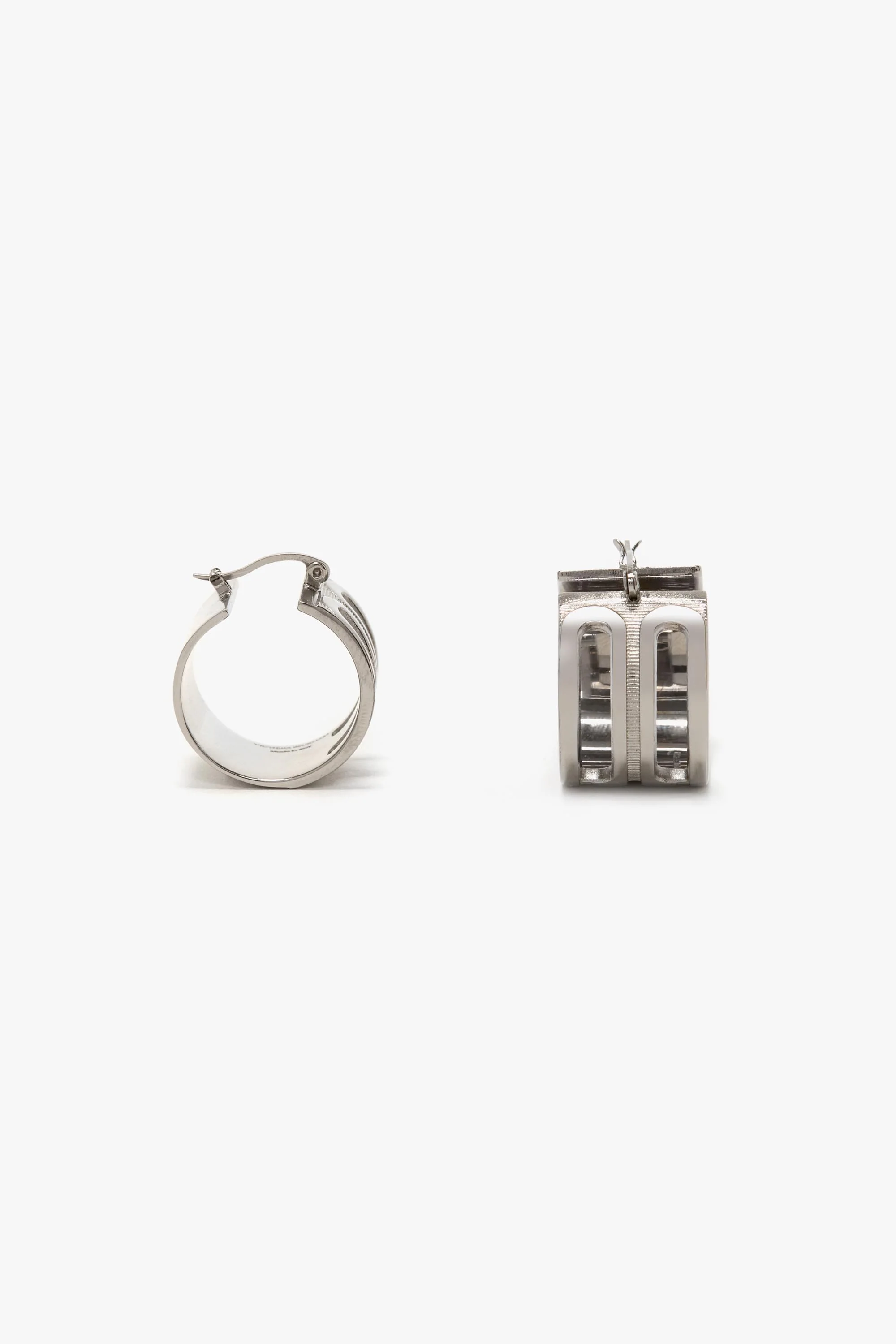 Dorian Hoop Earrings In Silver - Image 5