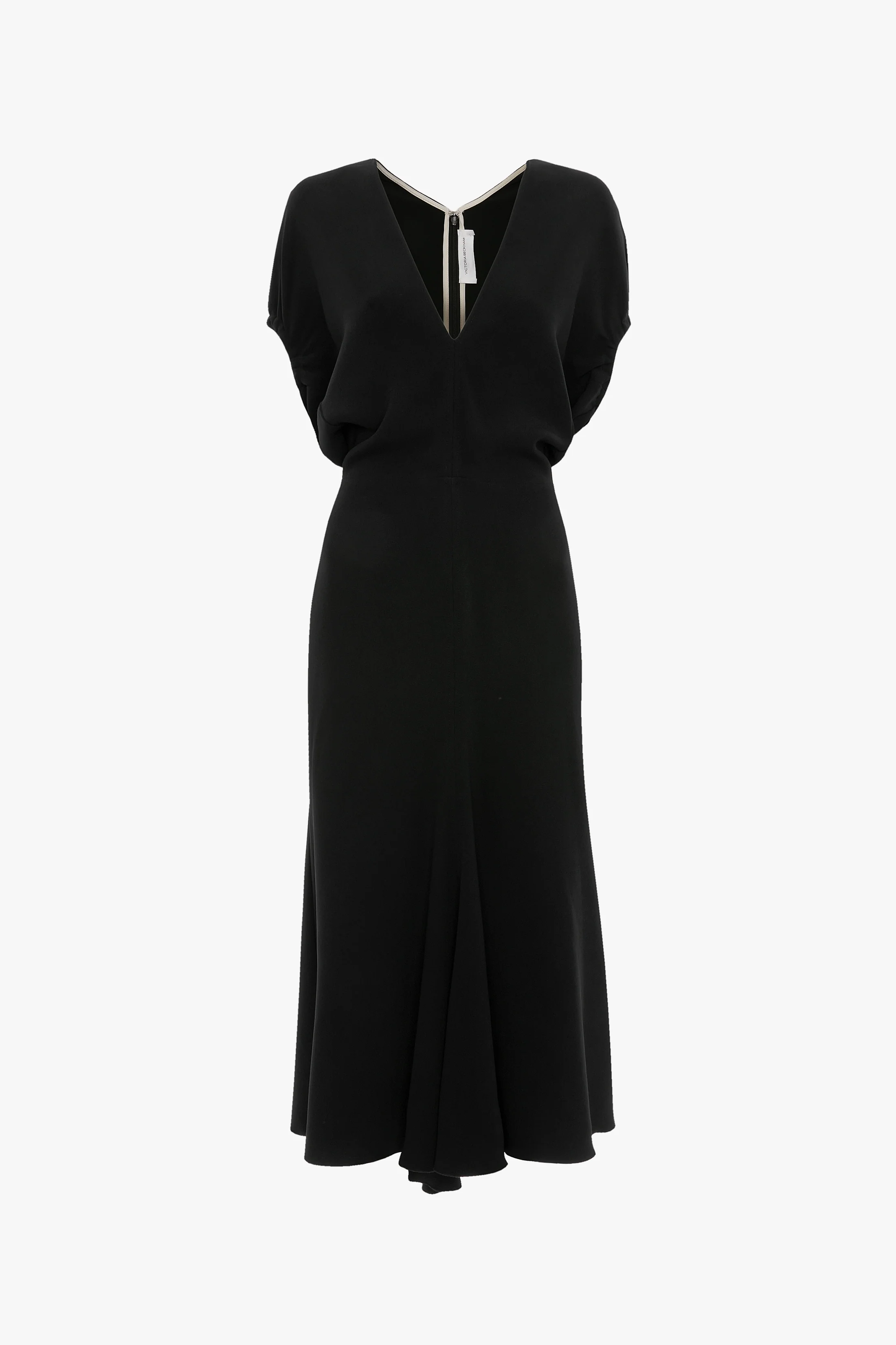 Edith Midi Dress In Black - Image 5