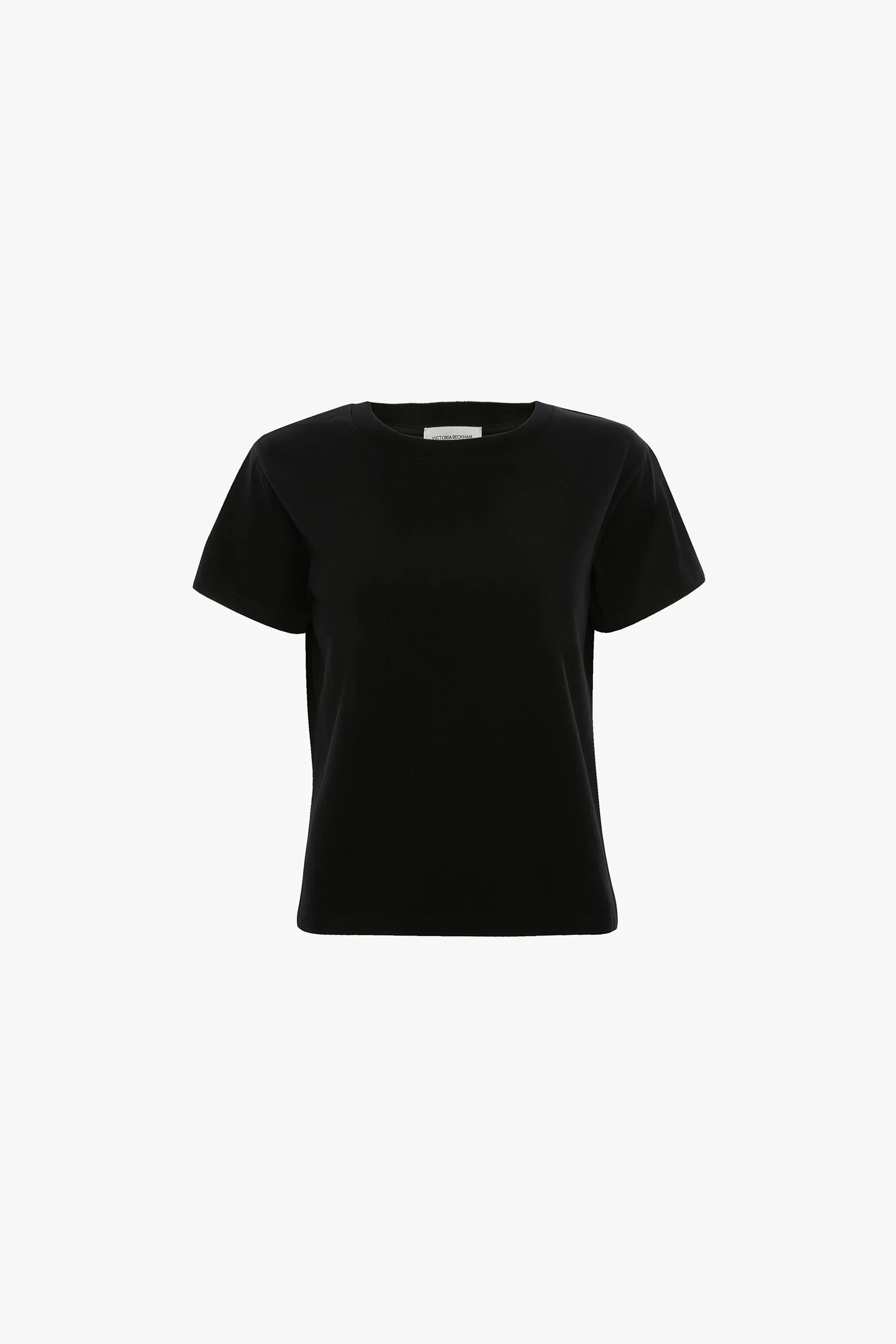 Shrunken Fit T-Shirt In Black - Image 5