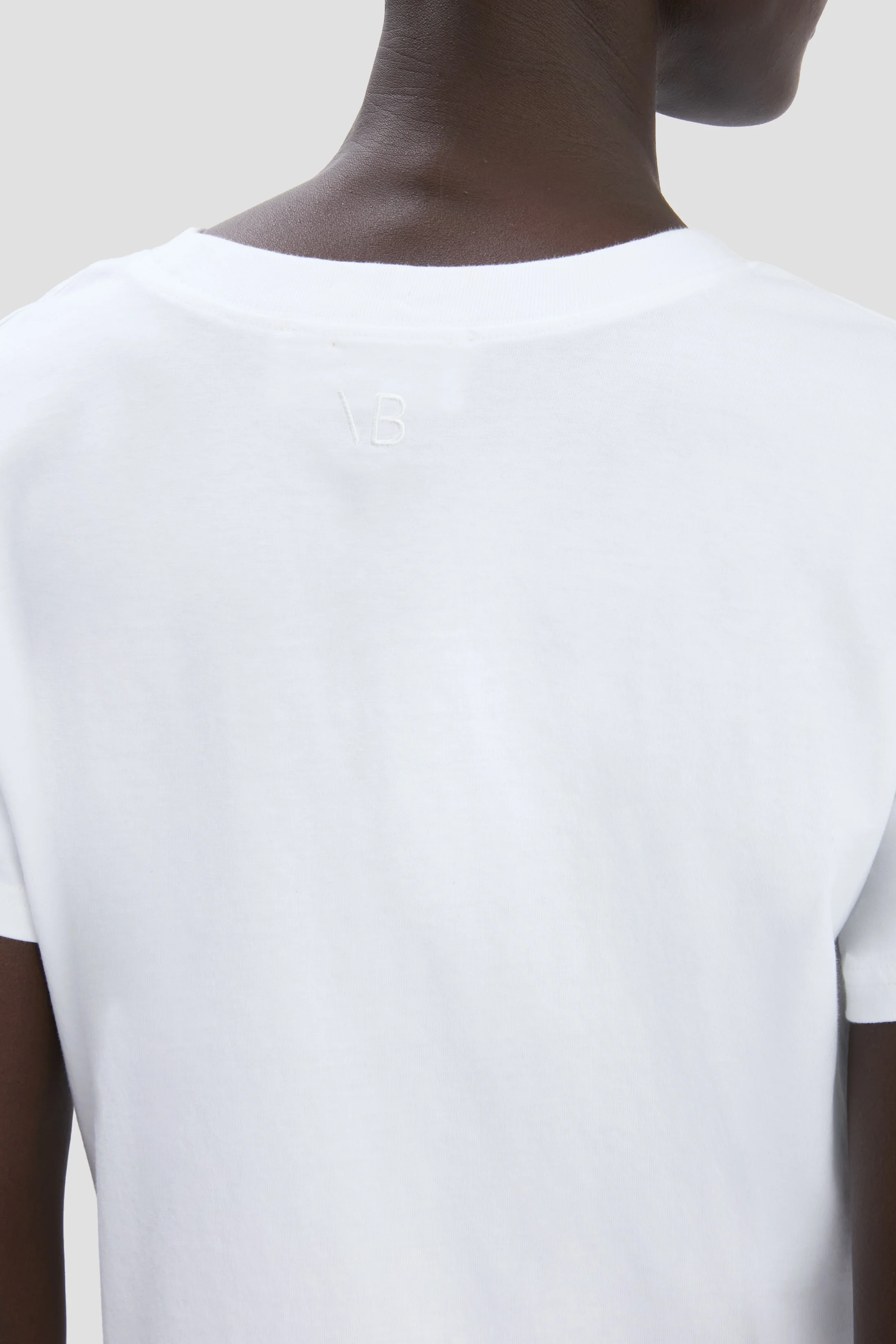 Shrunken Fit T-Shirt In White - Image 3