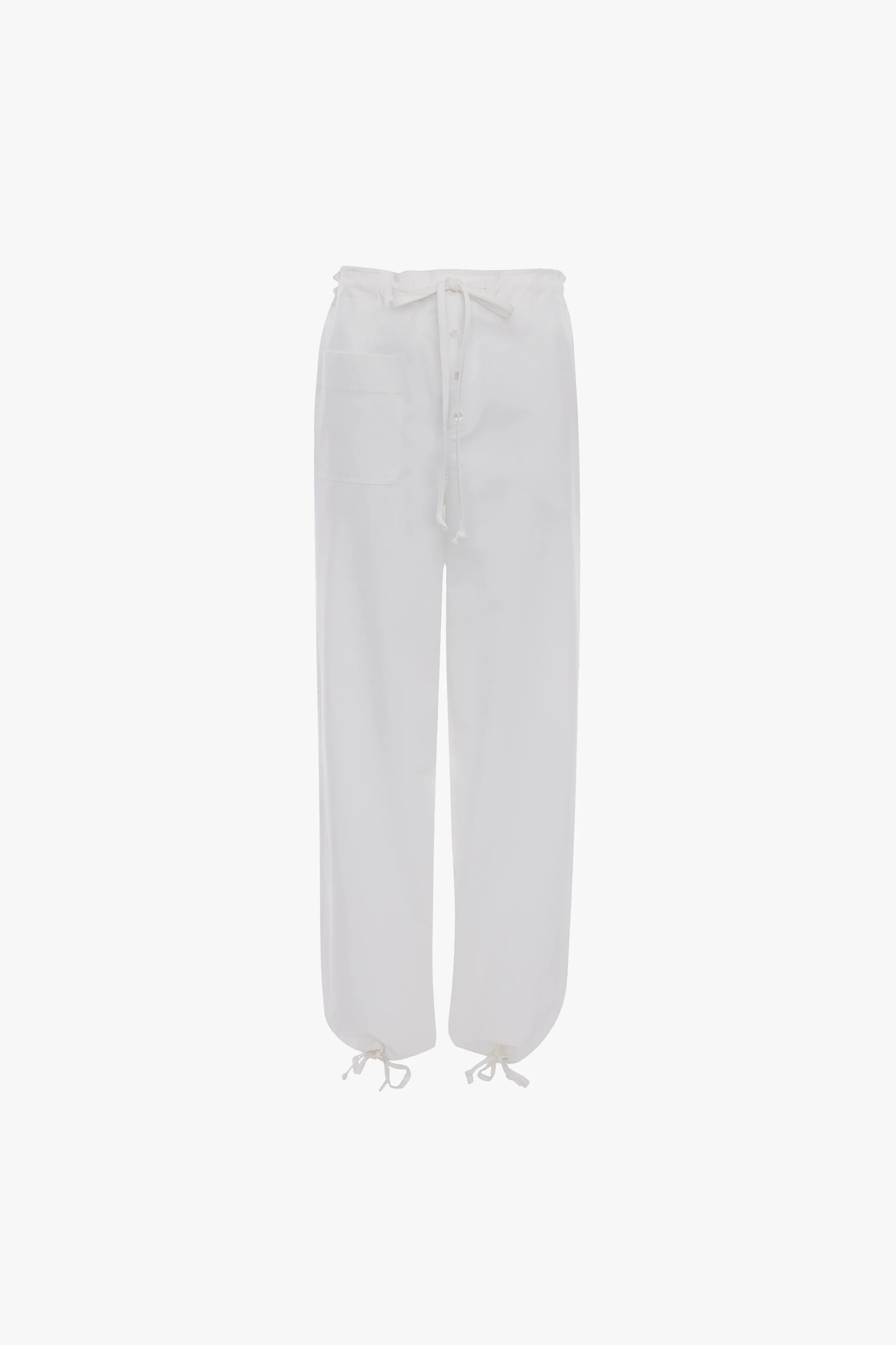 Cargo Trouser In White - Image 5