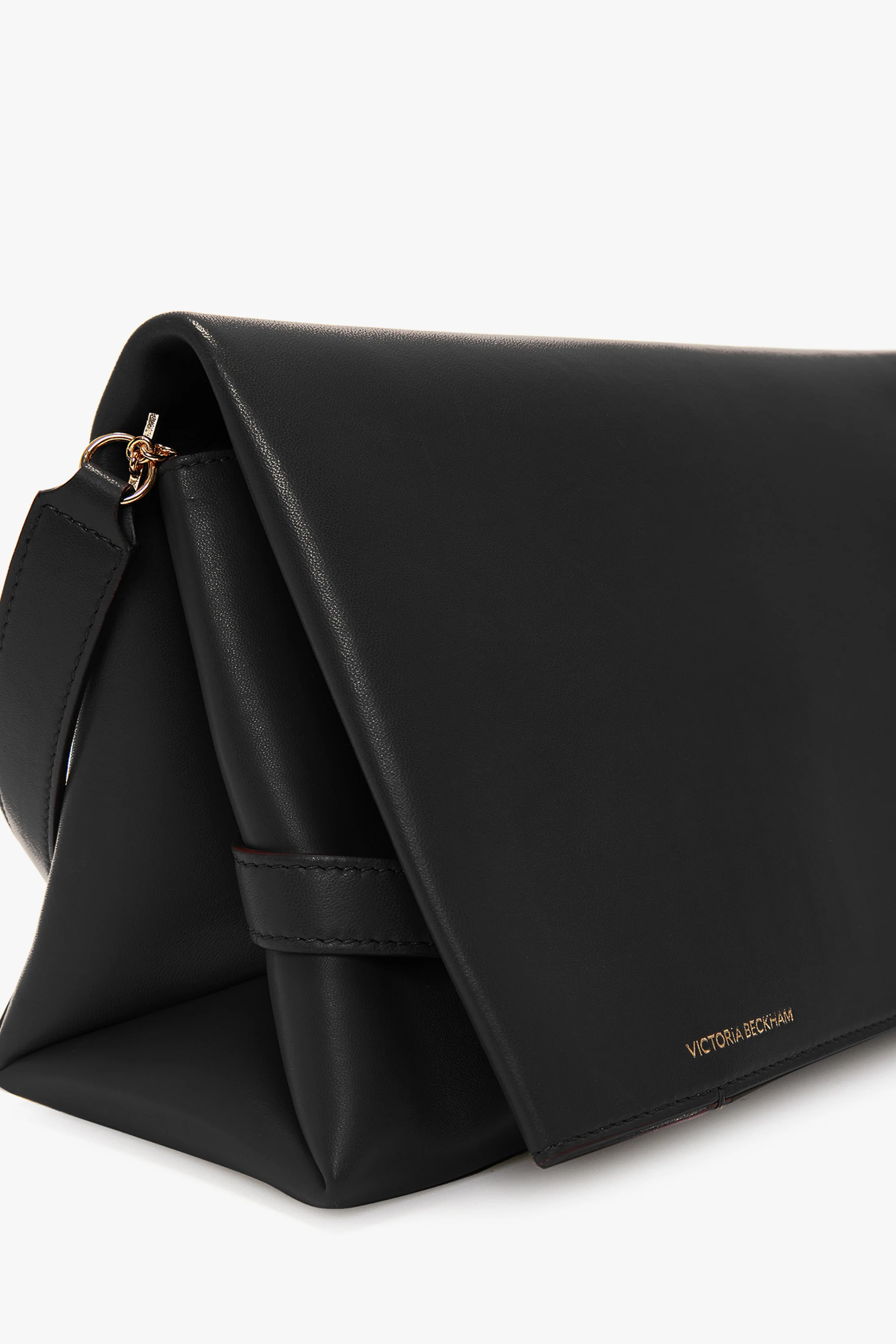 Chain Pouch Bag In Black Leather - Image 7