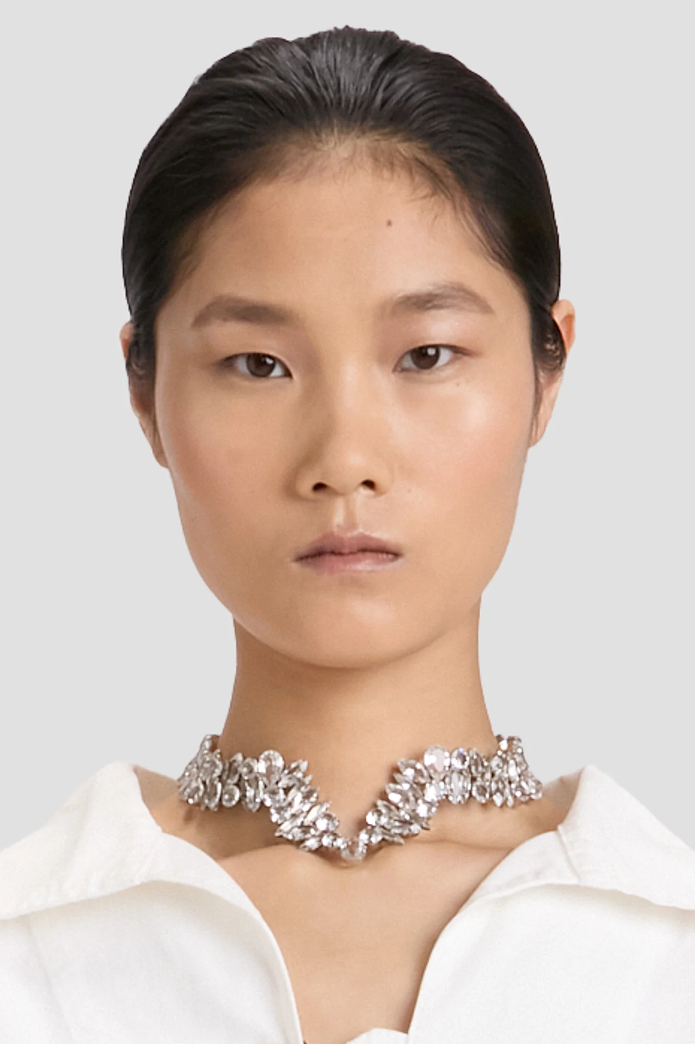 Crystal Choker In Silver - Image 2