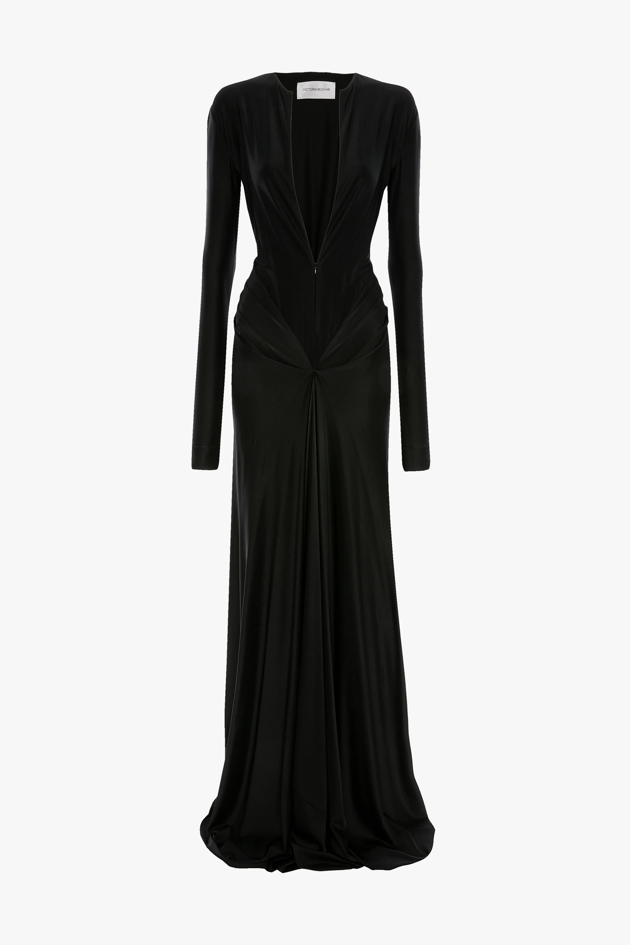Cut-Out Gown In Black - Image 7