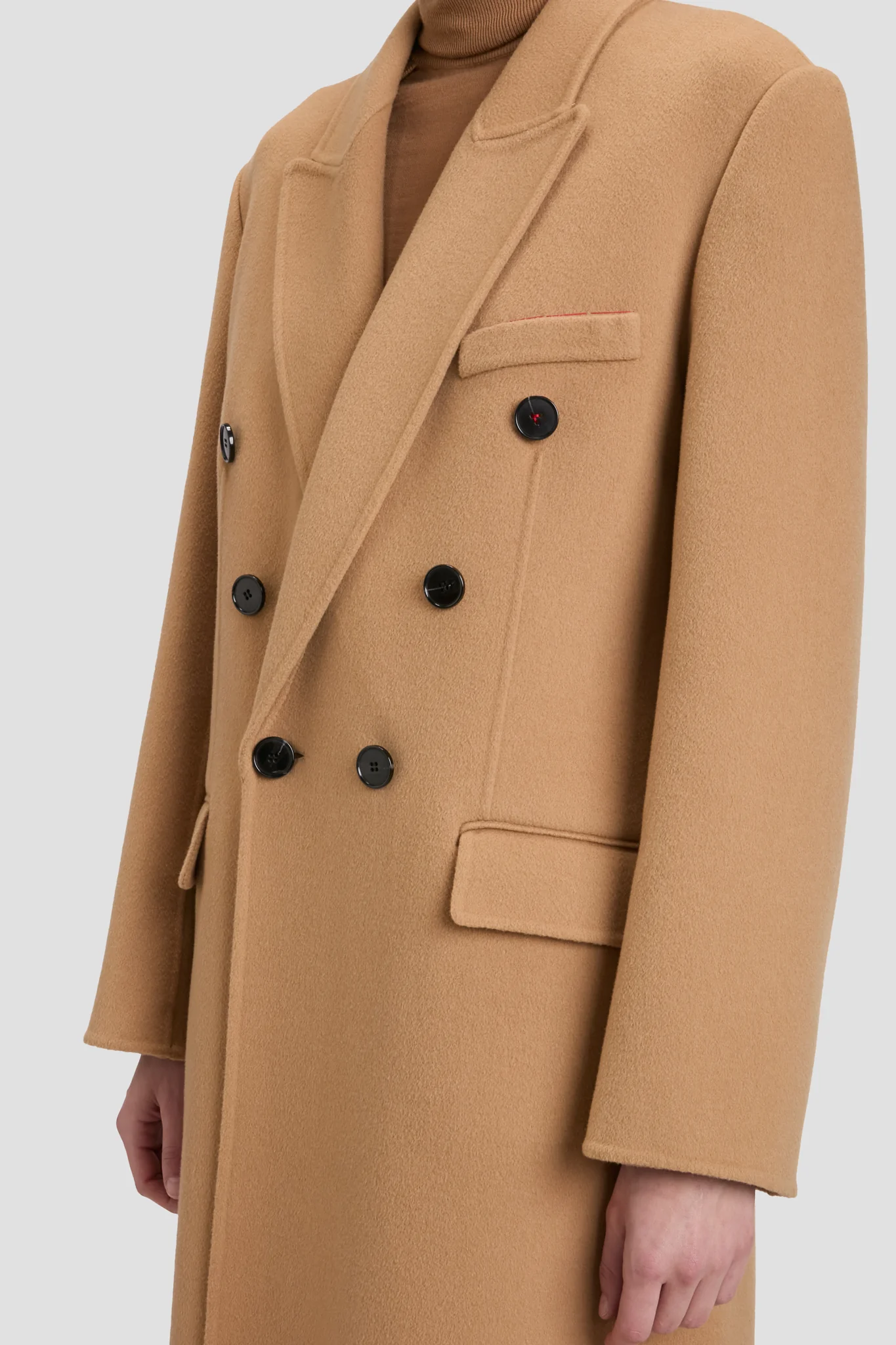 Overcoat In Camel - Image 3