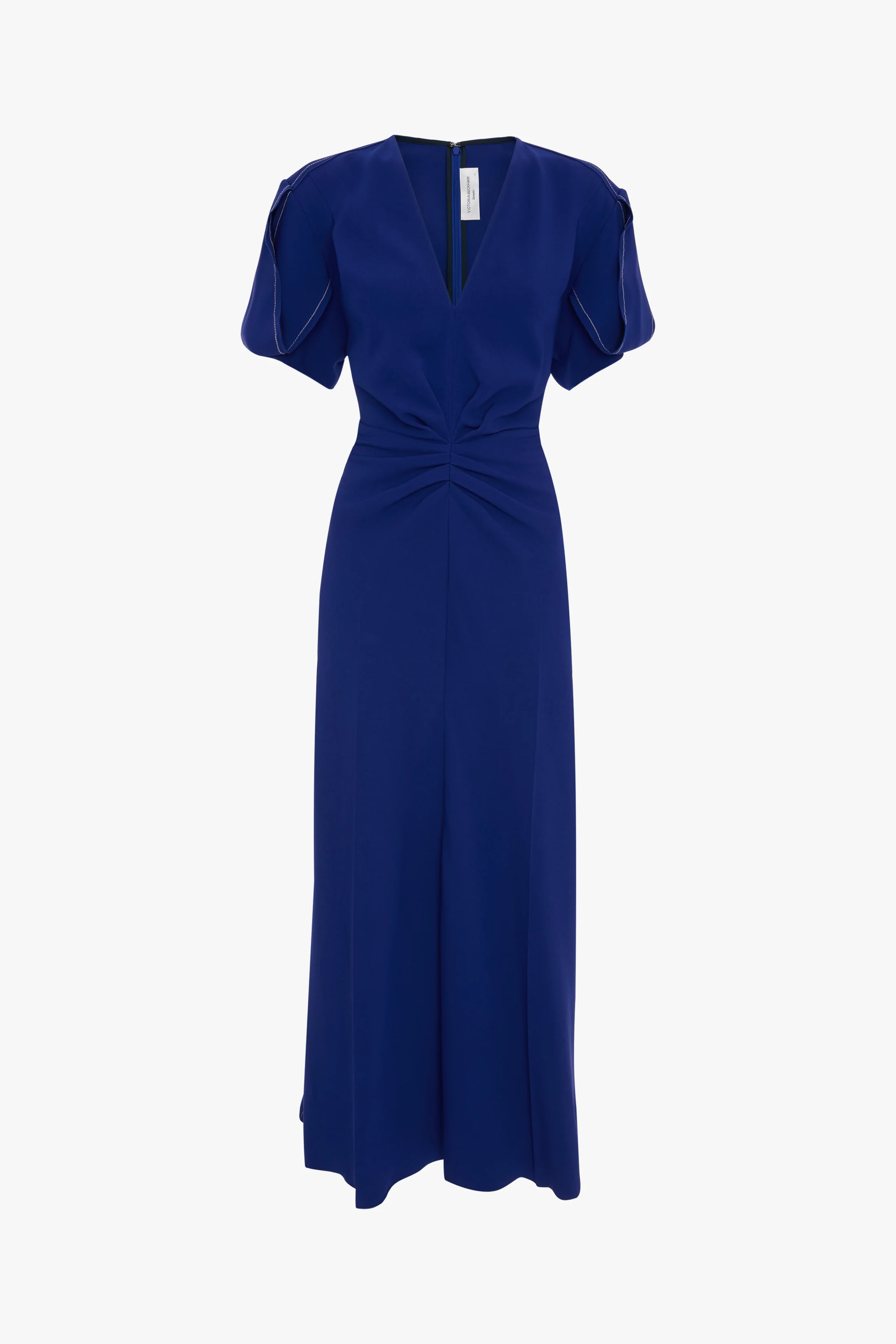Eve Midi Dress In Bright Indigo - Image 5