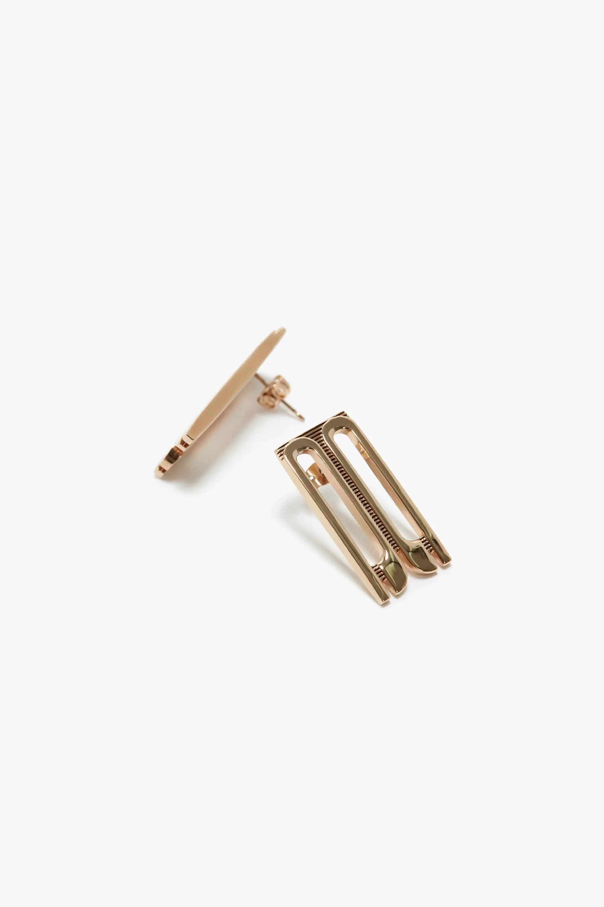 Dorian Stud Earrings In Gold - Image 5