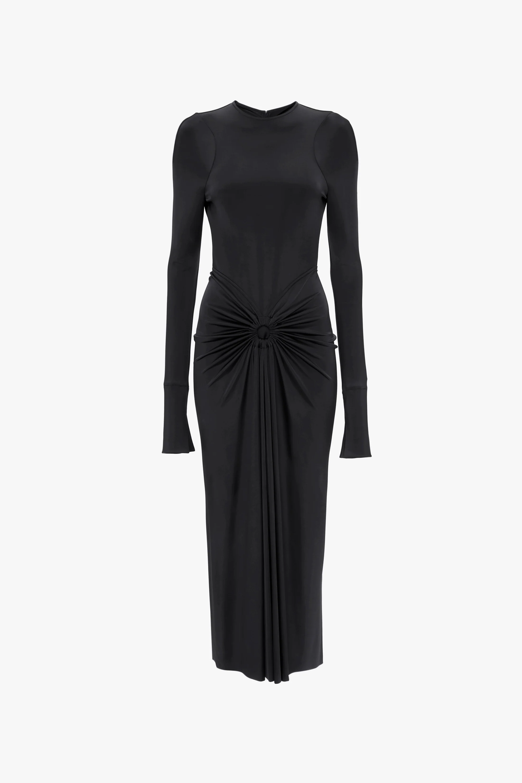 Frances Midi Dress In Black - Image 5