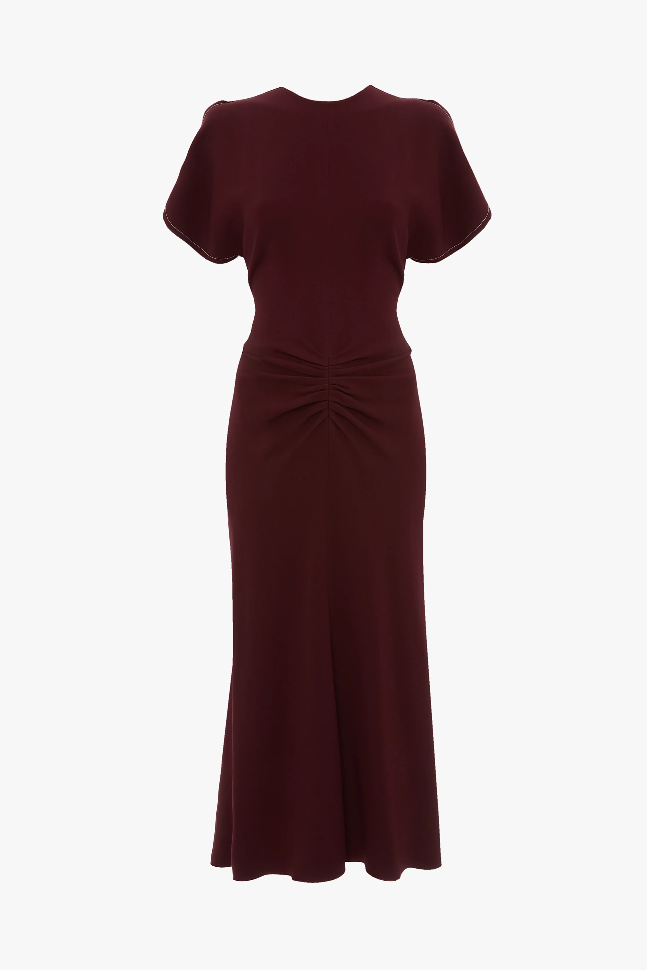 Bela Midi Dress In Cinnabar Red - Image 5