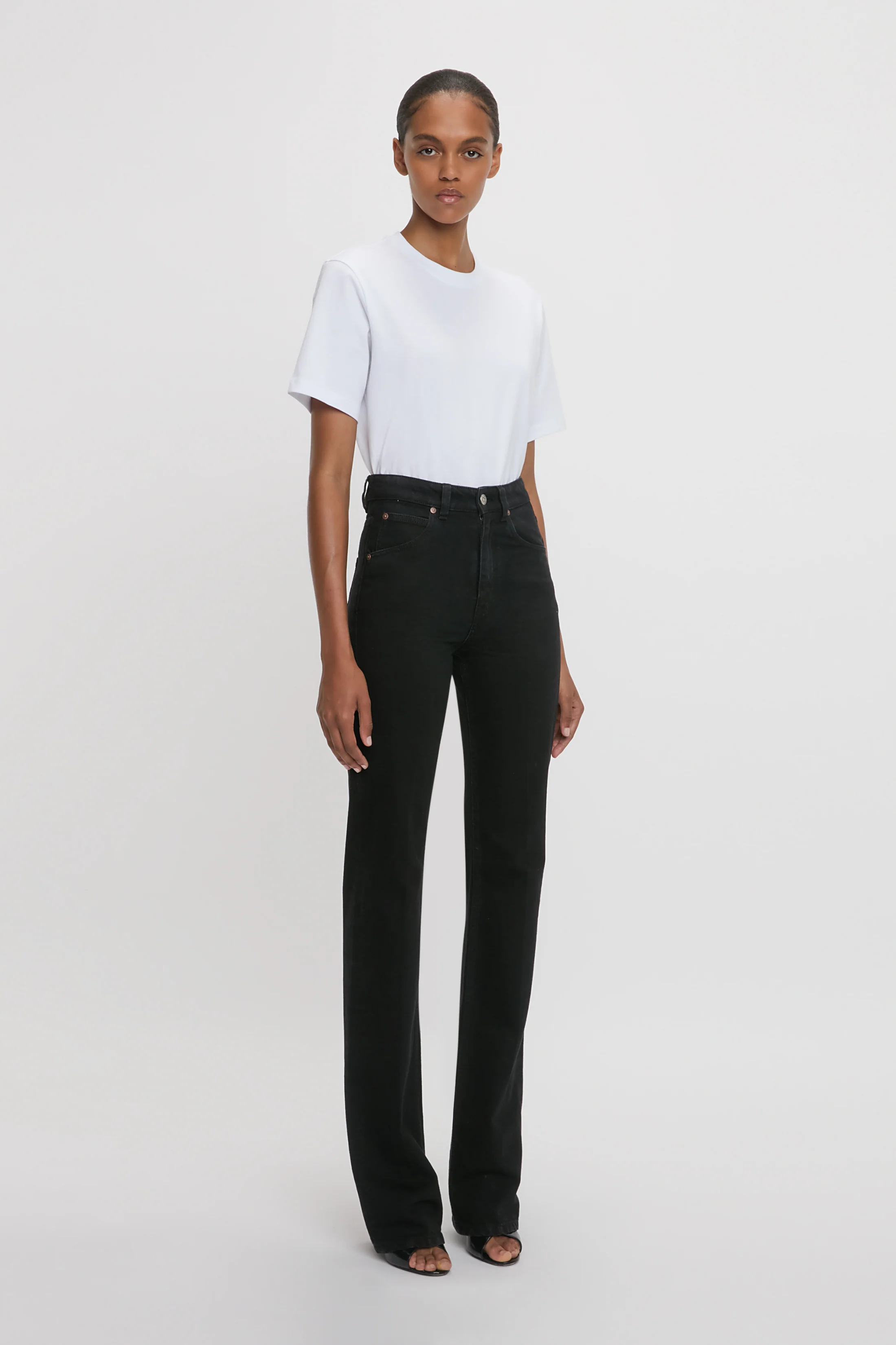 Julia Stretch Jean In Washed Black - Image 2