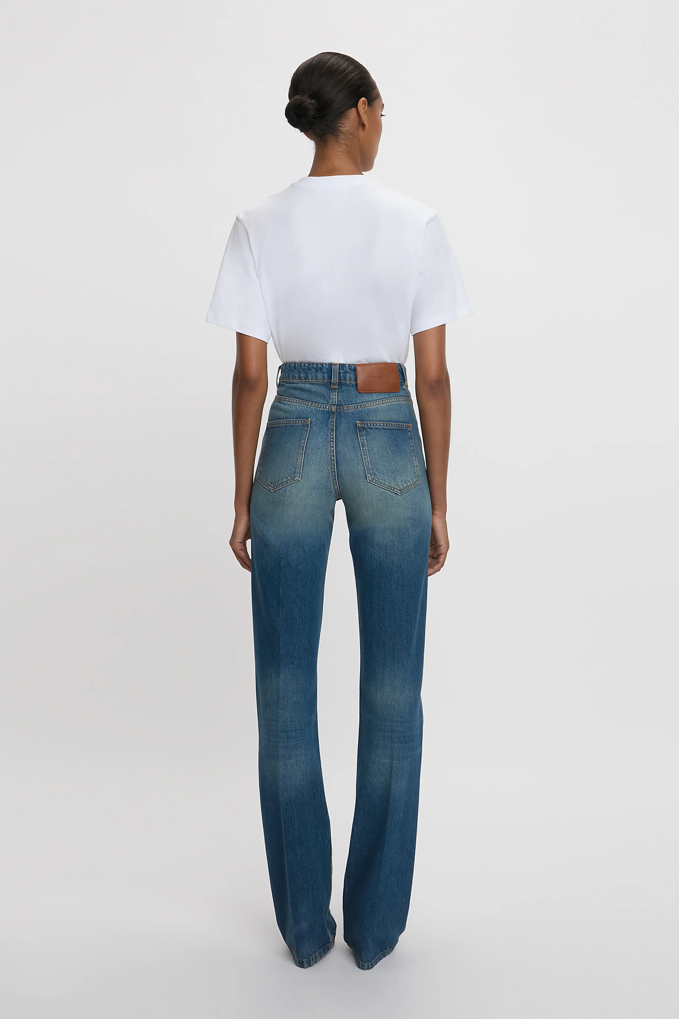 Julia Stretch Jean In Mid Blue - Image 4