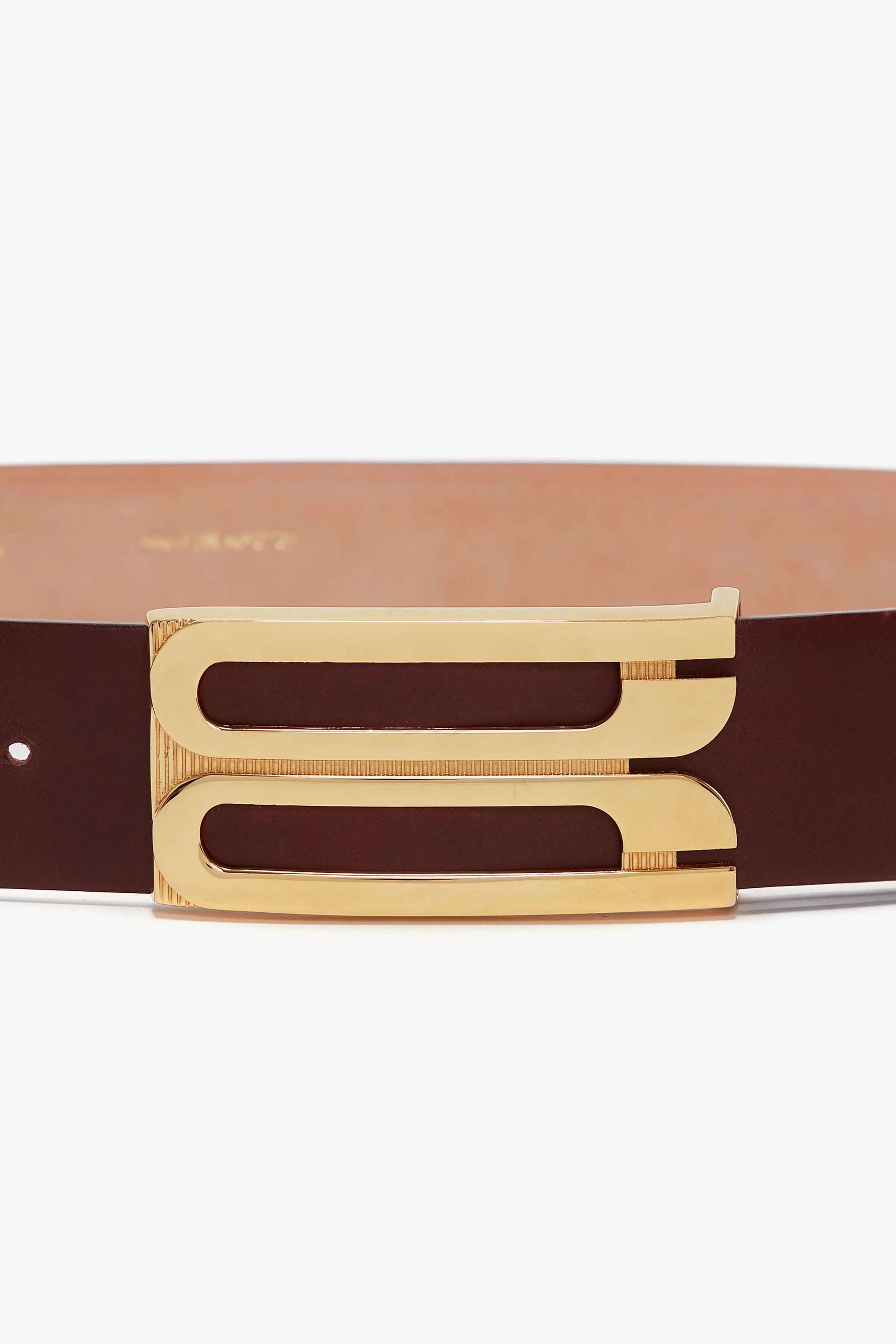 Jumbo Dorian Belt In Burgundy Leather - Image 4