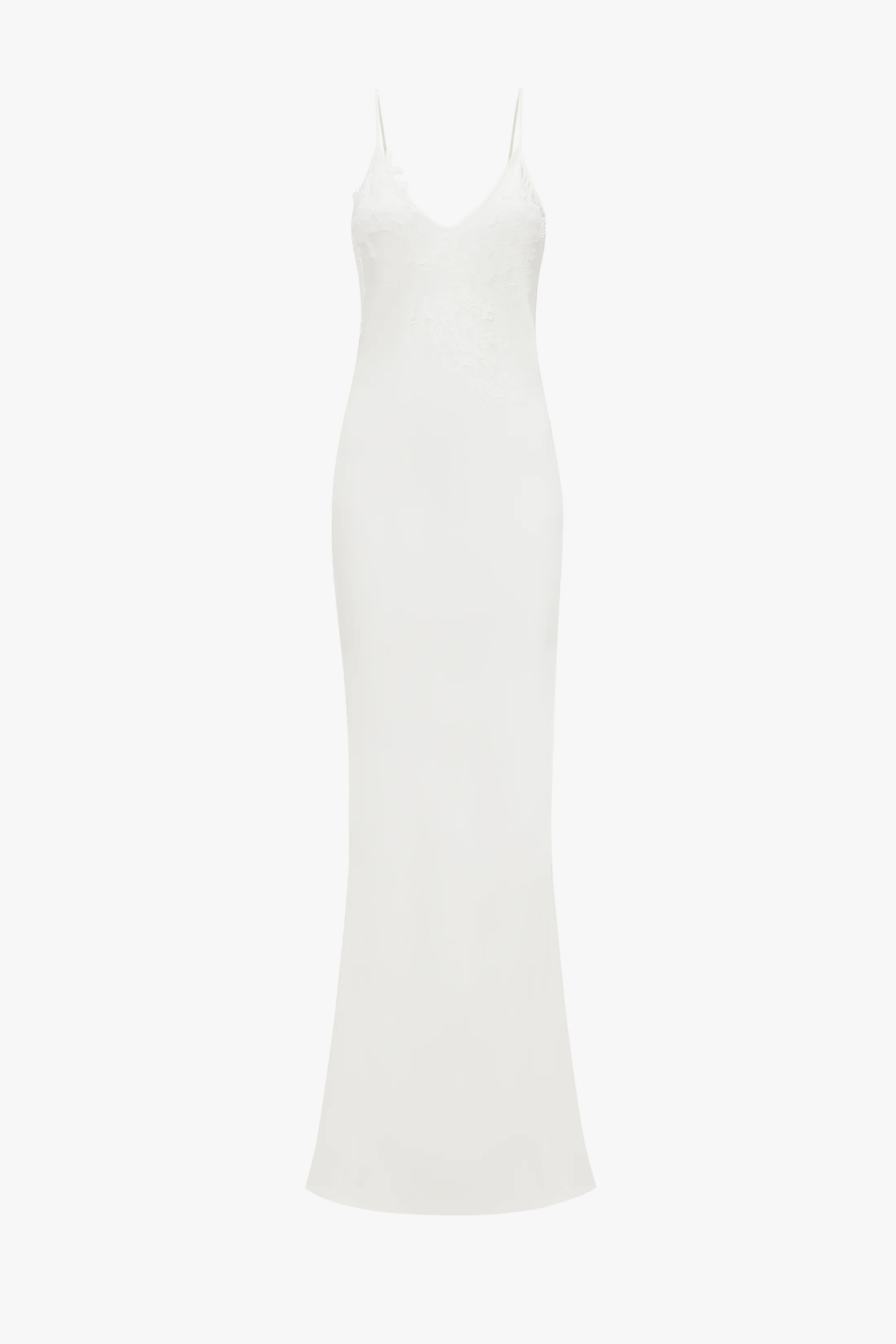 Lace Floor-Length Cami Dress In Ivory - Image 5
