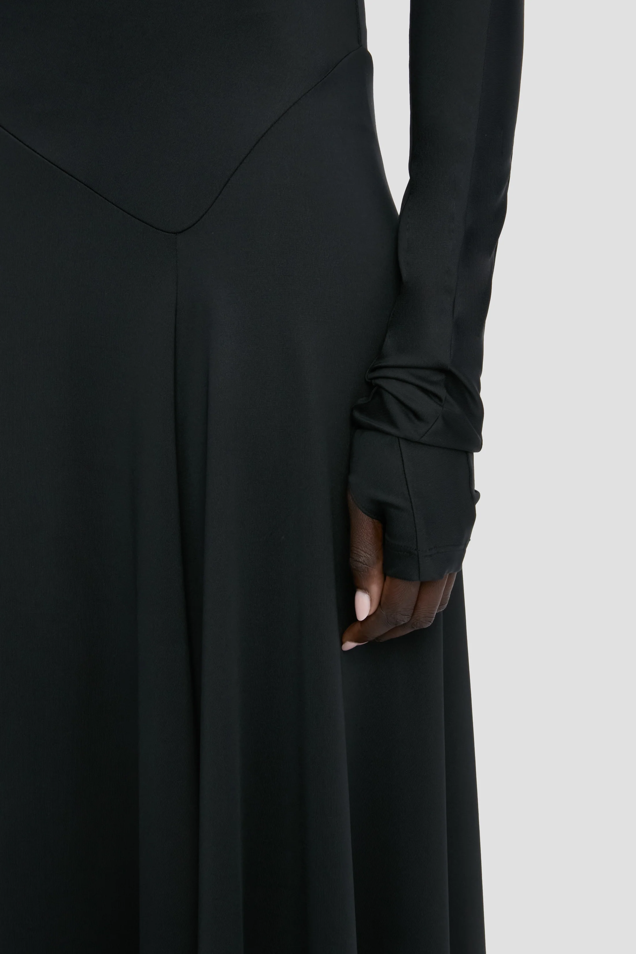 Midi Dress In Black - Image 5
