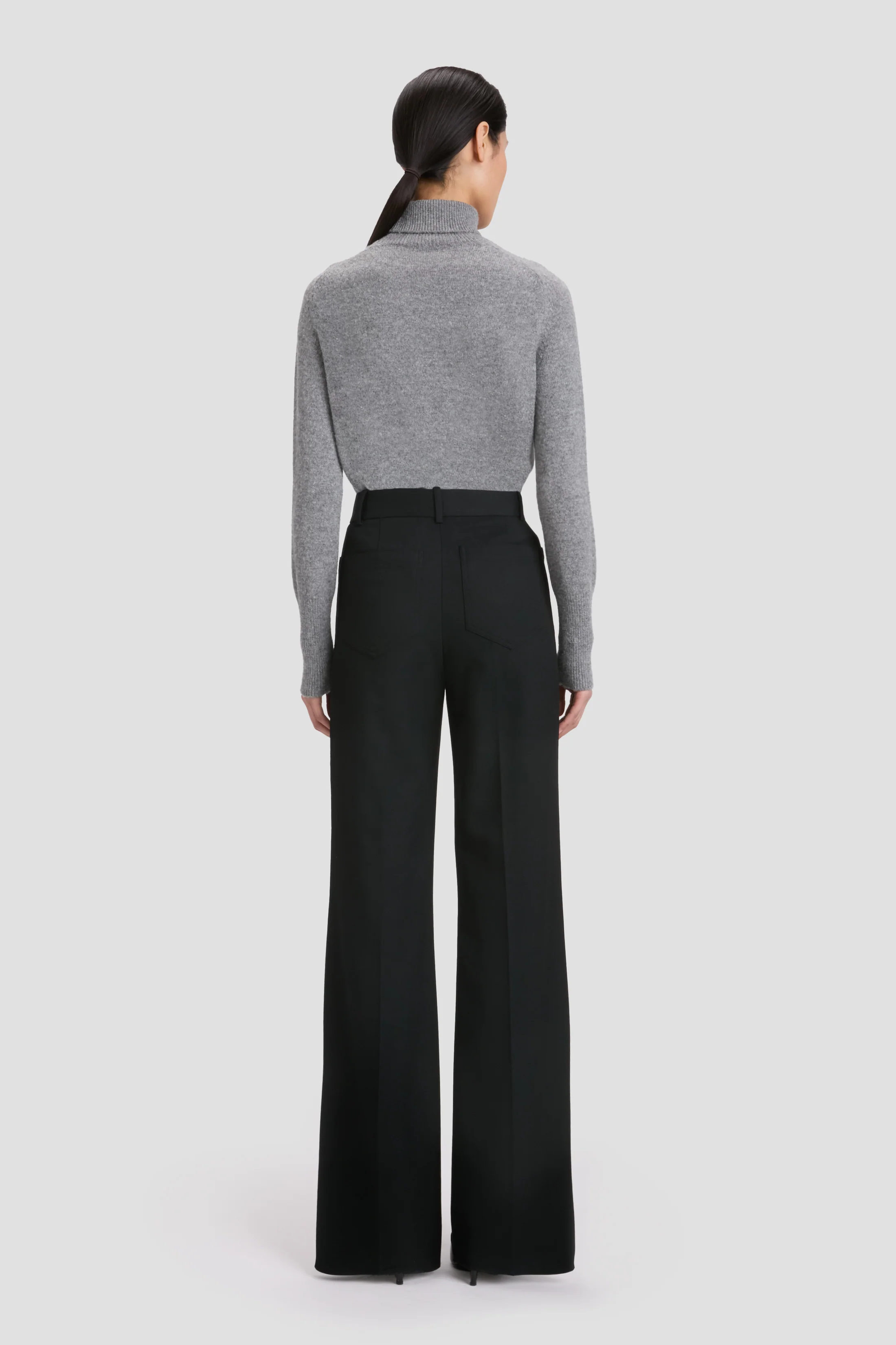 Marie Jumper In Grey Marl - Image 4