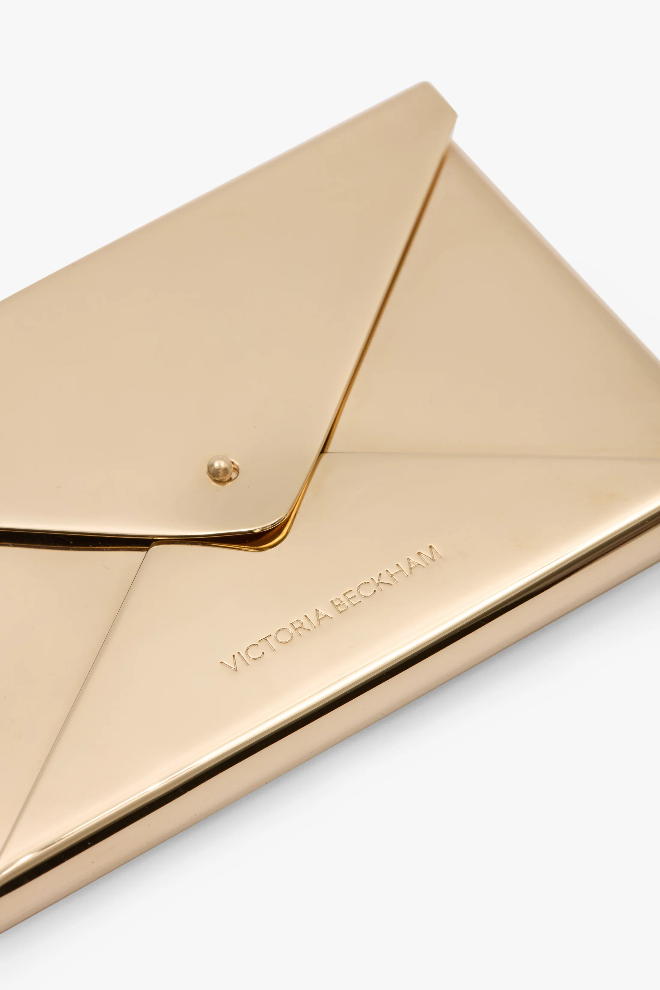 Envelope Card Holder In Gold - Image 2