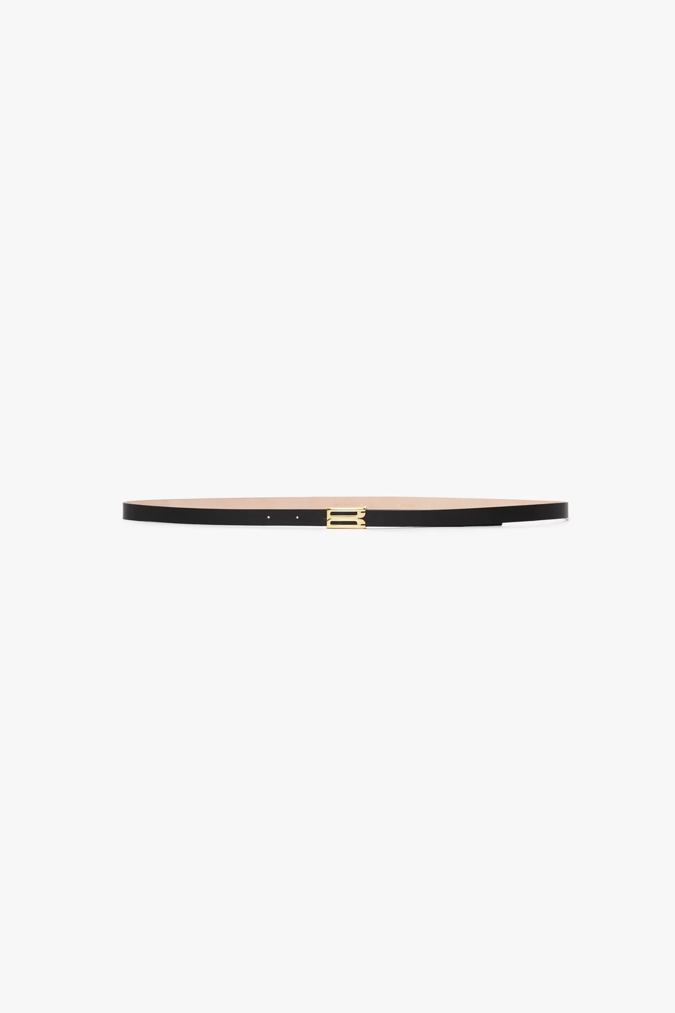 Micro Dorian Belt In Black Leather