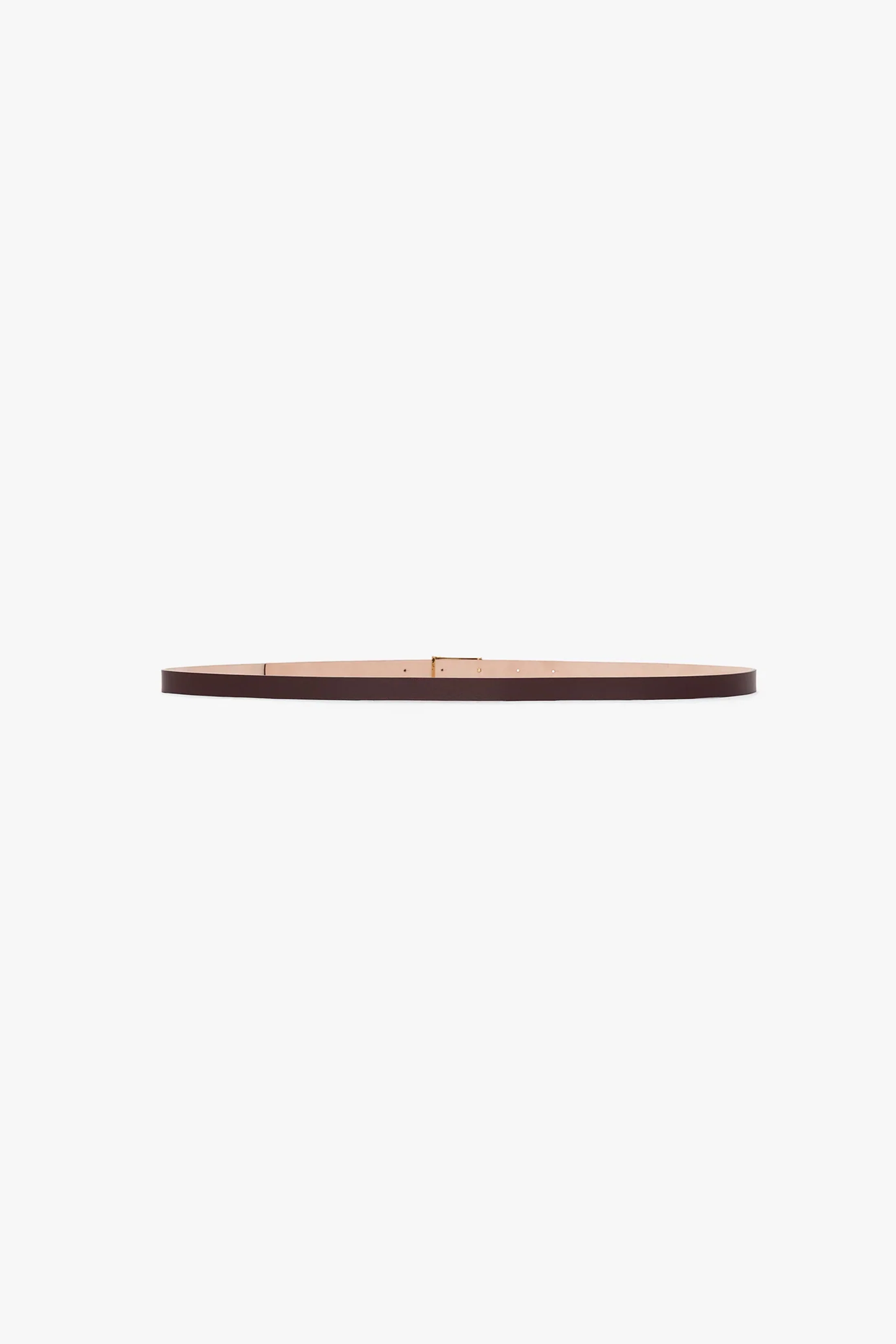 Micro Dorian Belt In Burgundy Leather - Image 3