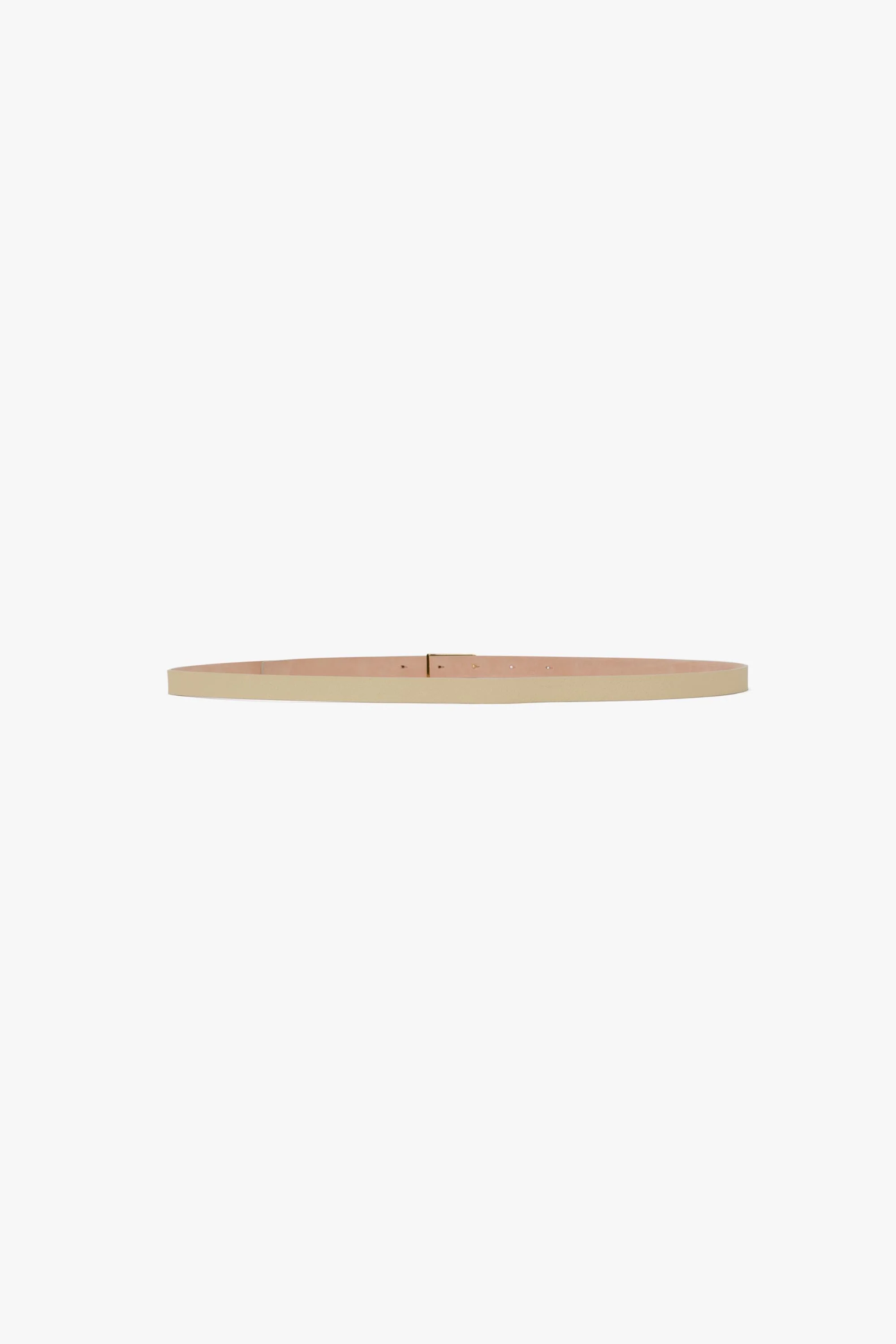 Micro Dorian Belt In Ivory Grained Leather - Image 4