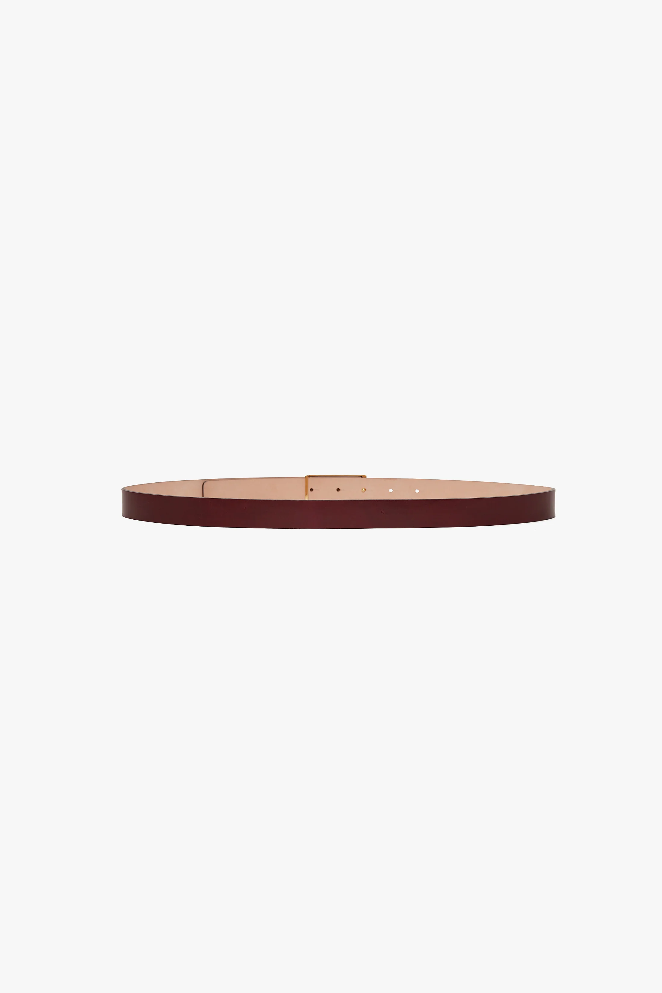 Dorian Belt In Burgundy Leather - Image 3