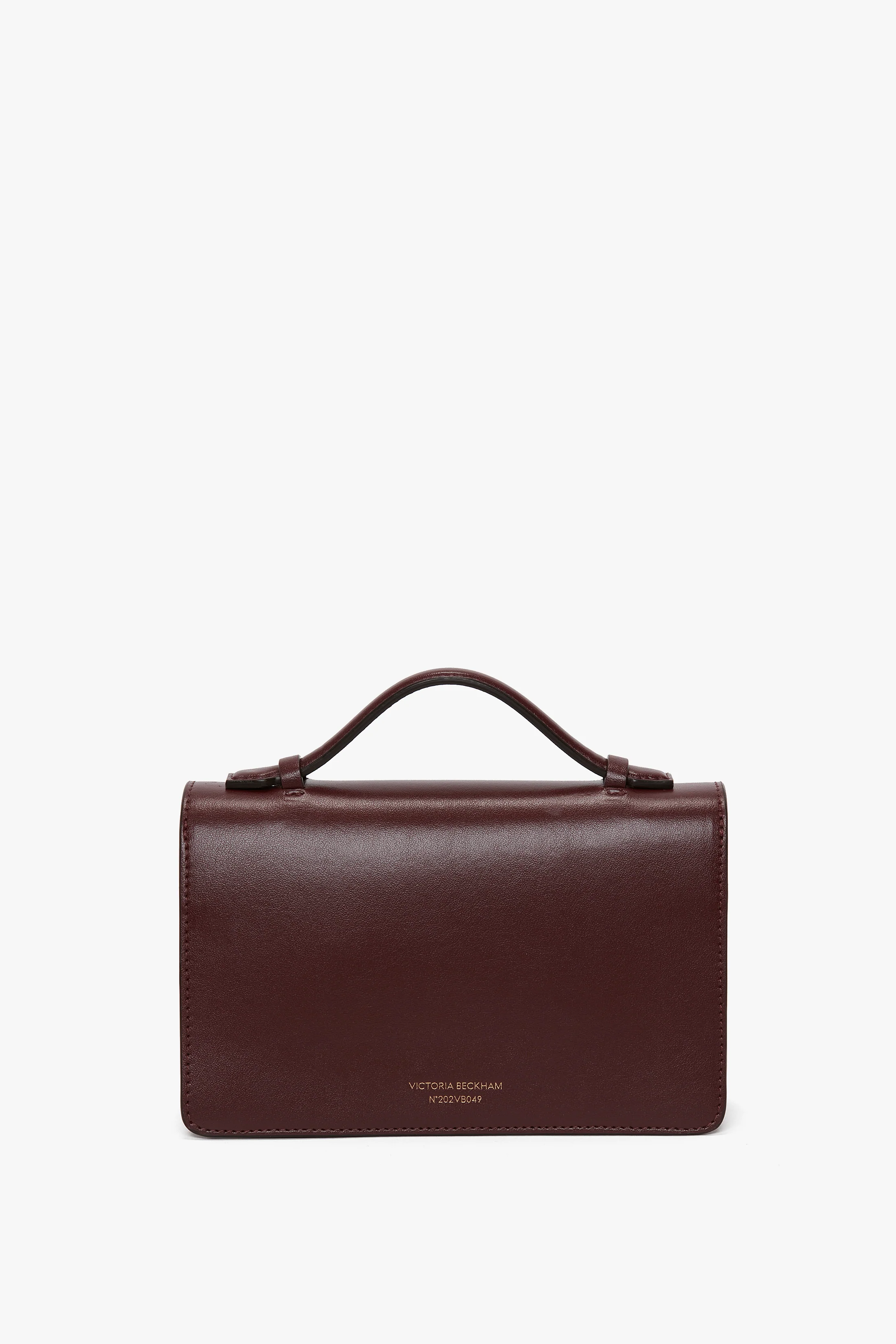 Dorian Bag Small In Burgundy Leather - Image 4