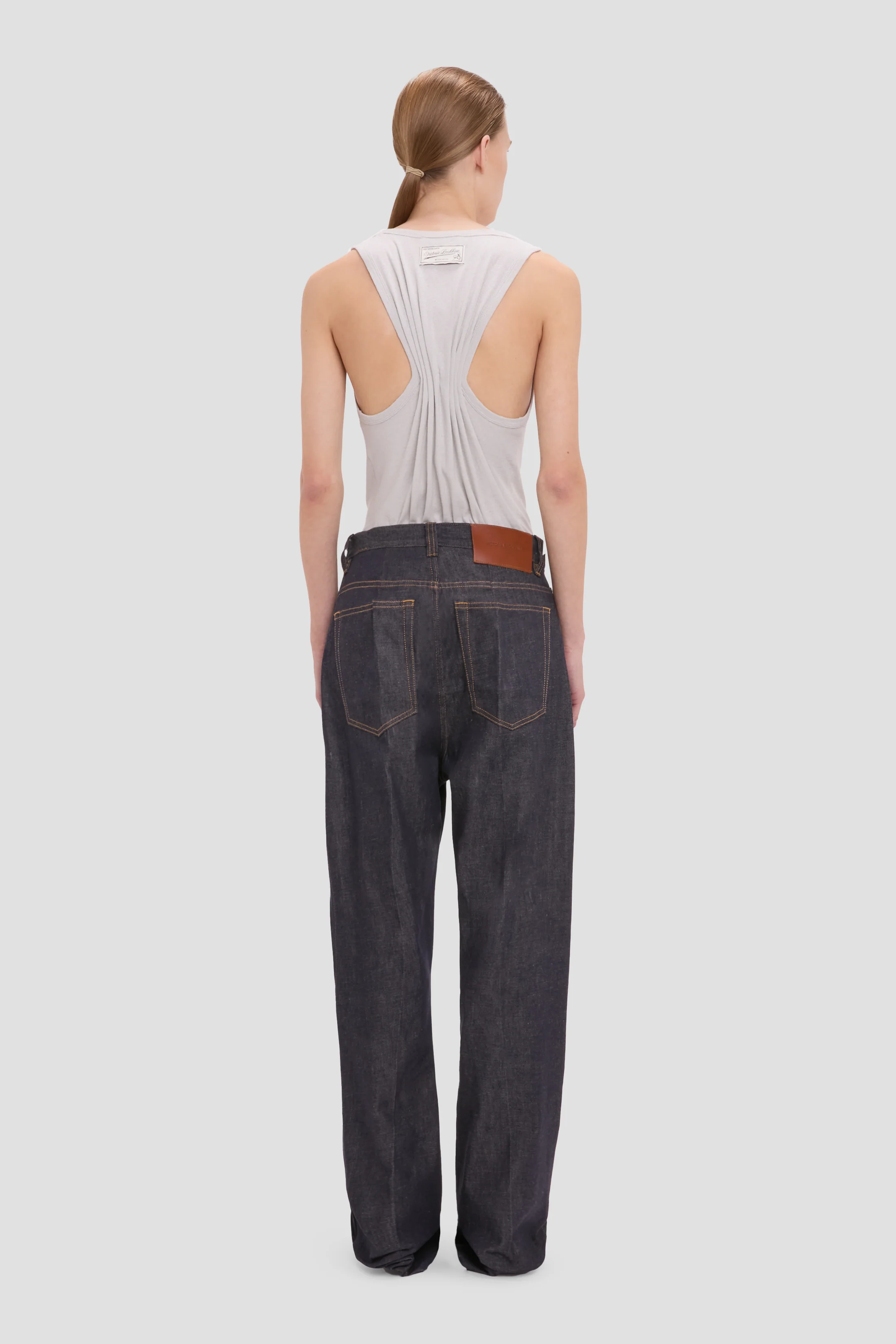 Split Tank Top In Magnesium - Image 4
