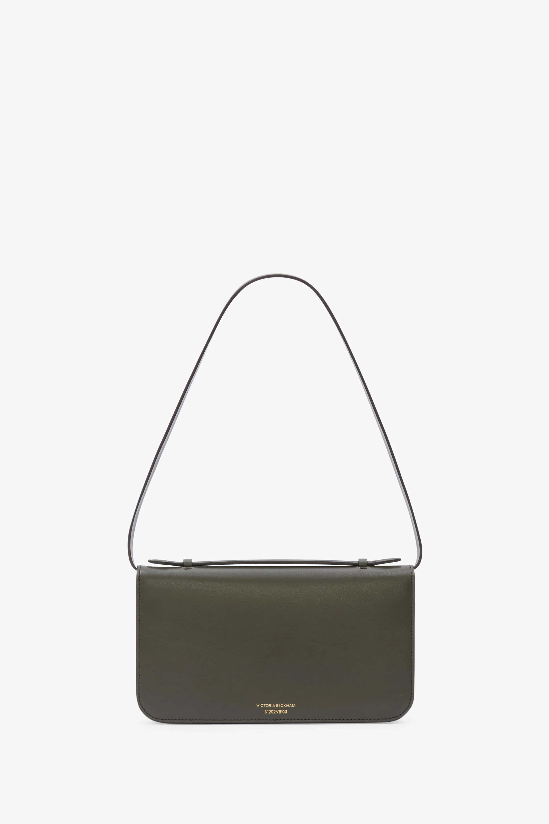 Dorian Pochette In Dark Olive Leather - Image 5