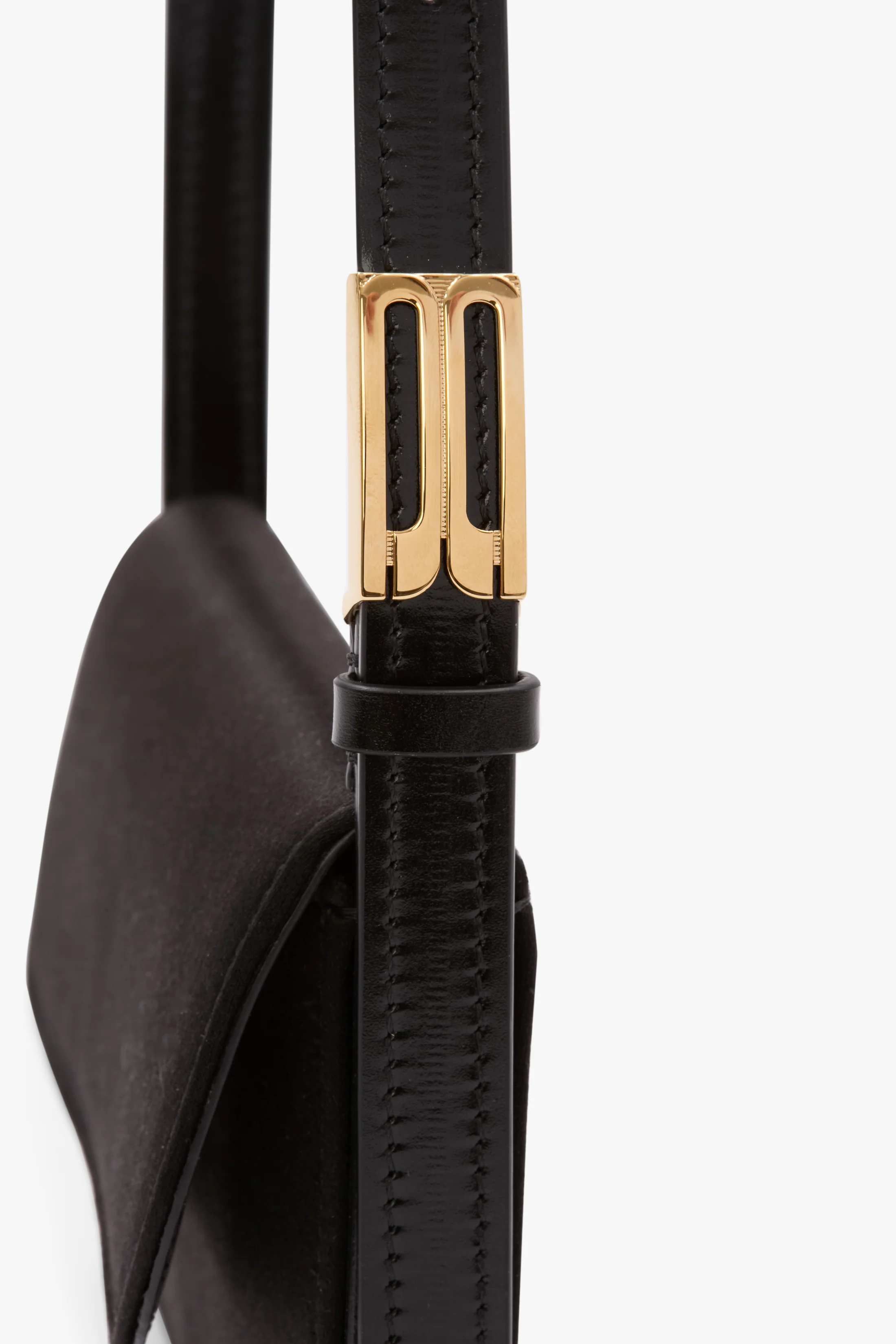 Dorian Pocket Bag In Black Satin - Image 3