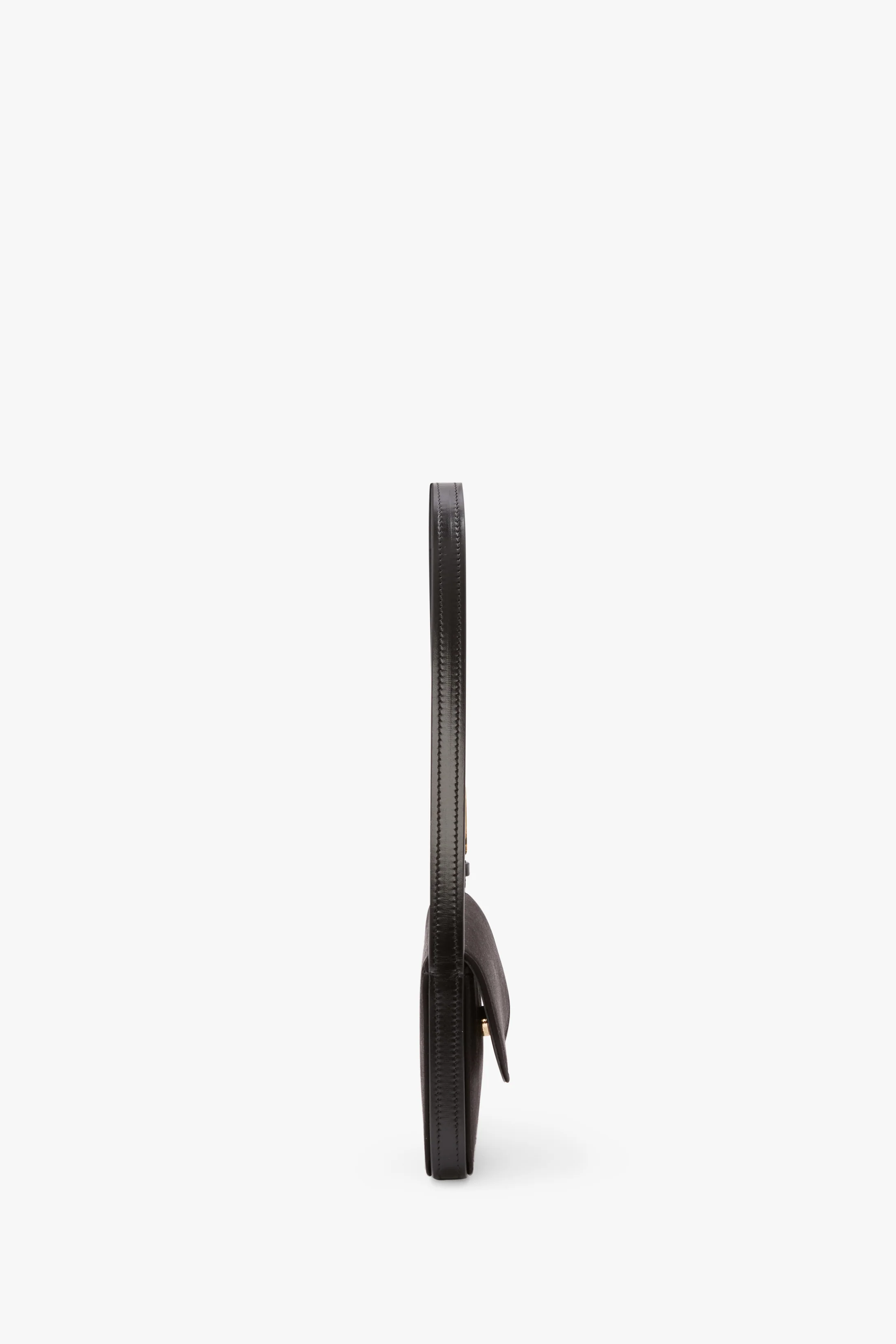 Dorian Pocket Bag In Black Satin - Image 4