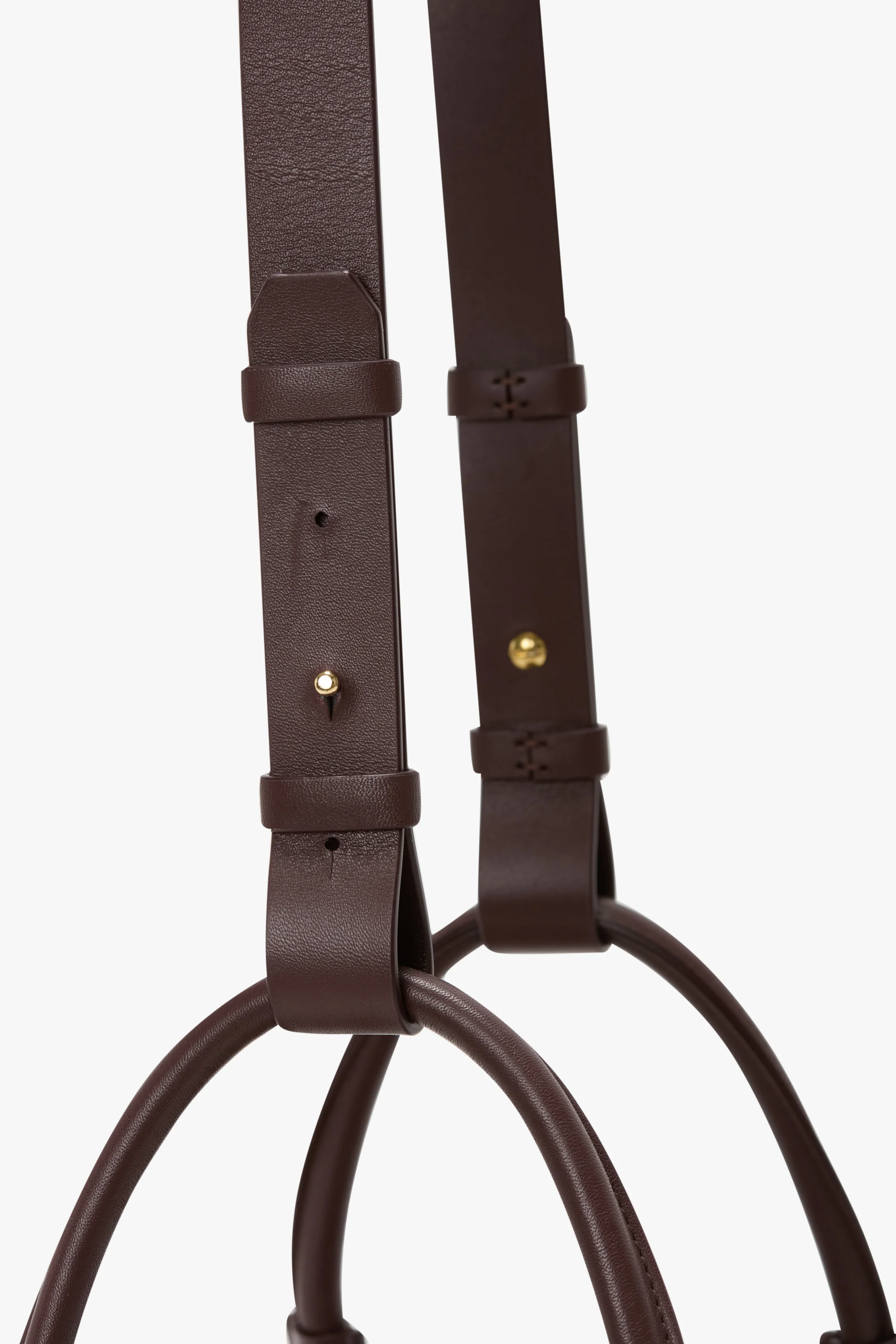 Victoria Plié Bag In Burgundy Leather - Image 3