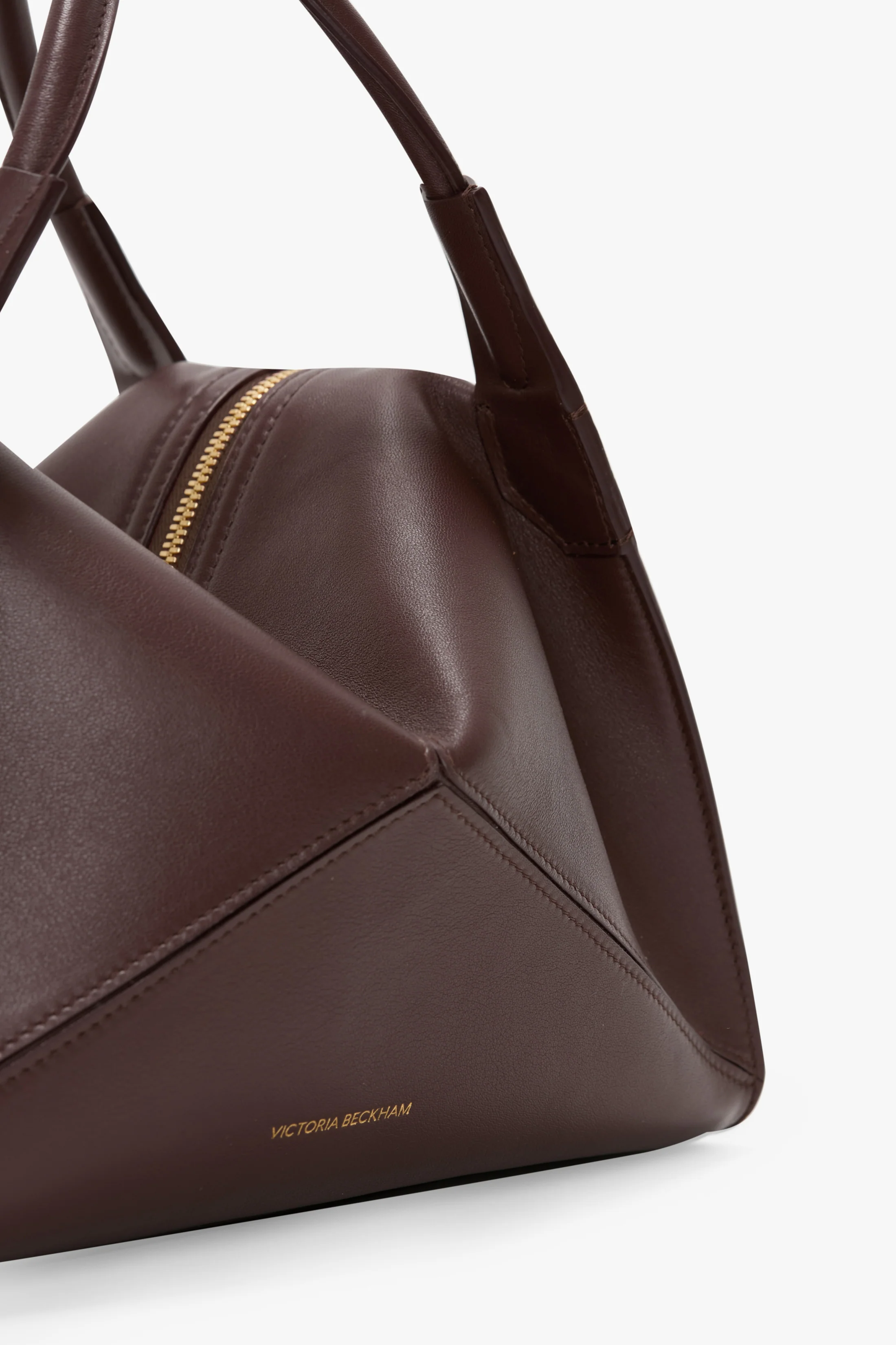Victoria Plié Bag In Burgundy Leather - Image 4