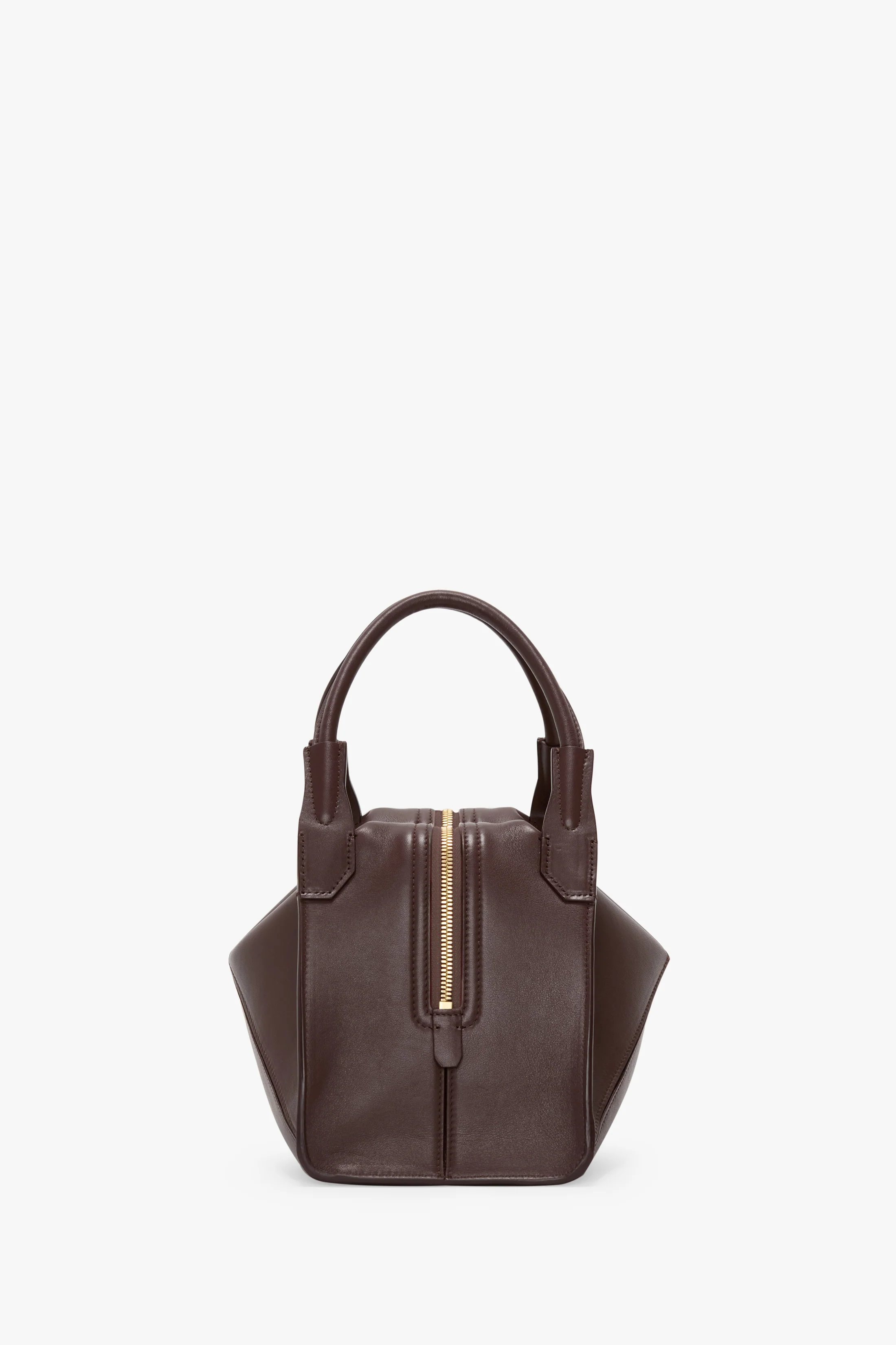 Victoria Plié Bag In Burgundy Leather - Image 5