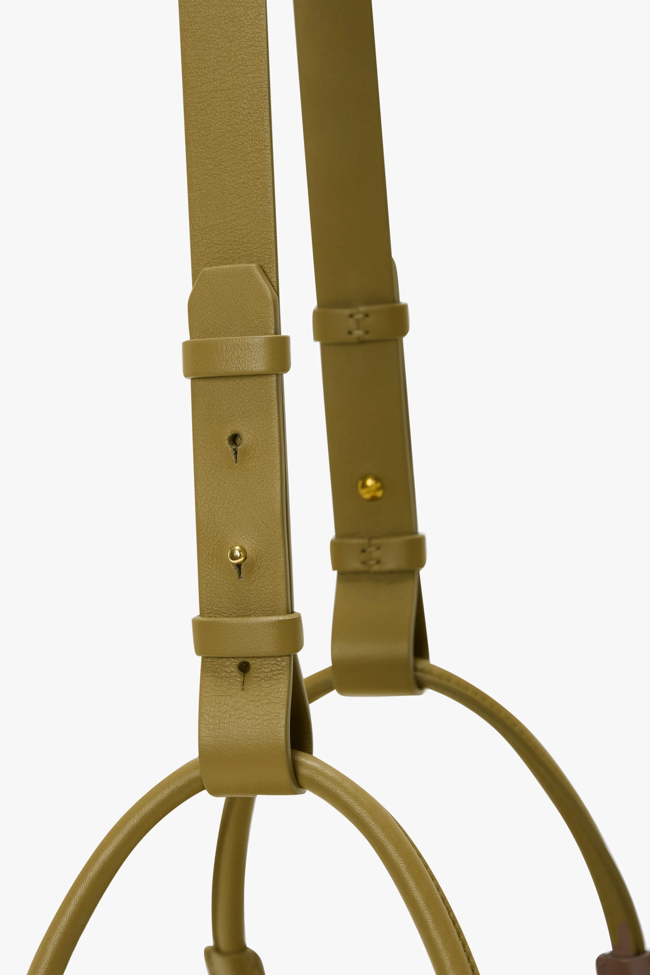Victoria Plié Bag In Cactus Green Leather - Image 4
