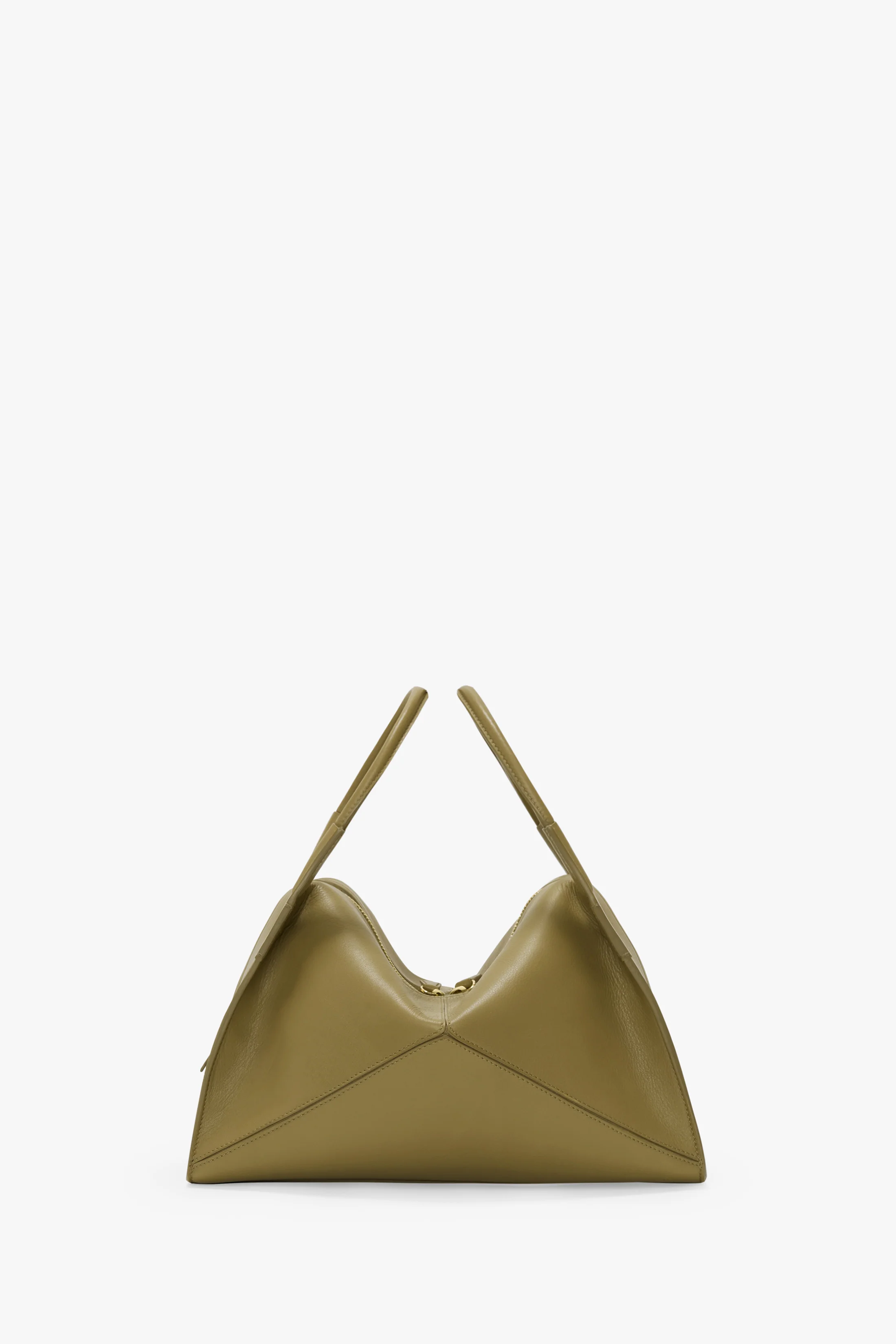 Victoria Plié Bag In Cactus Green Leather - Image 6