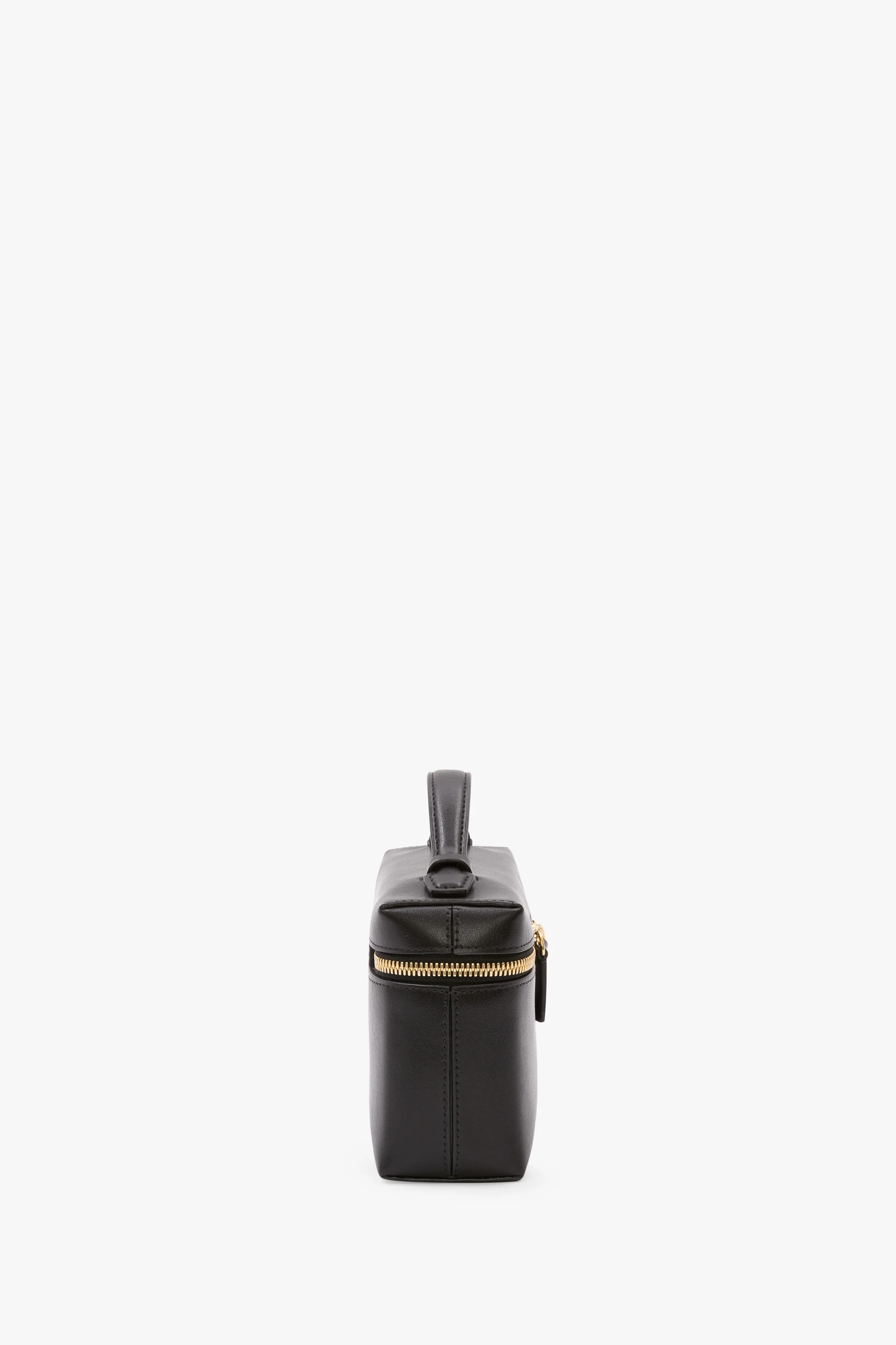 Vanity Crossbody In Black Leather - Image 3