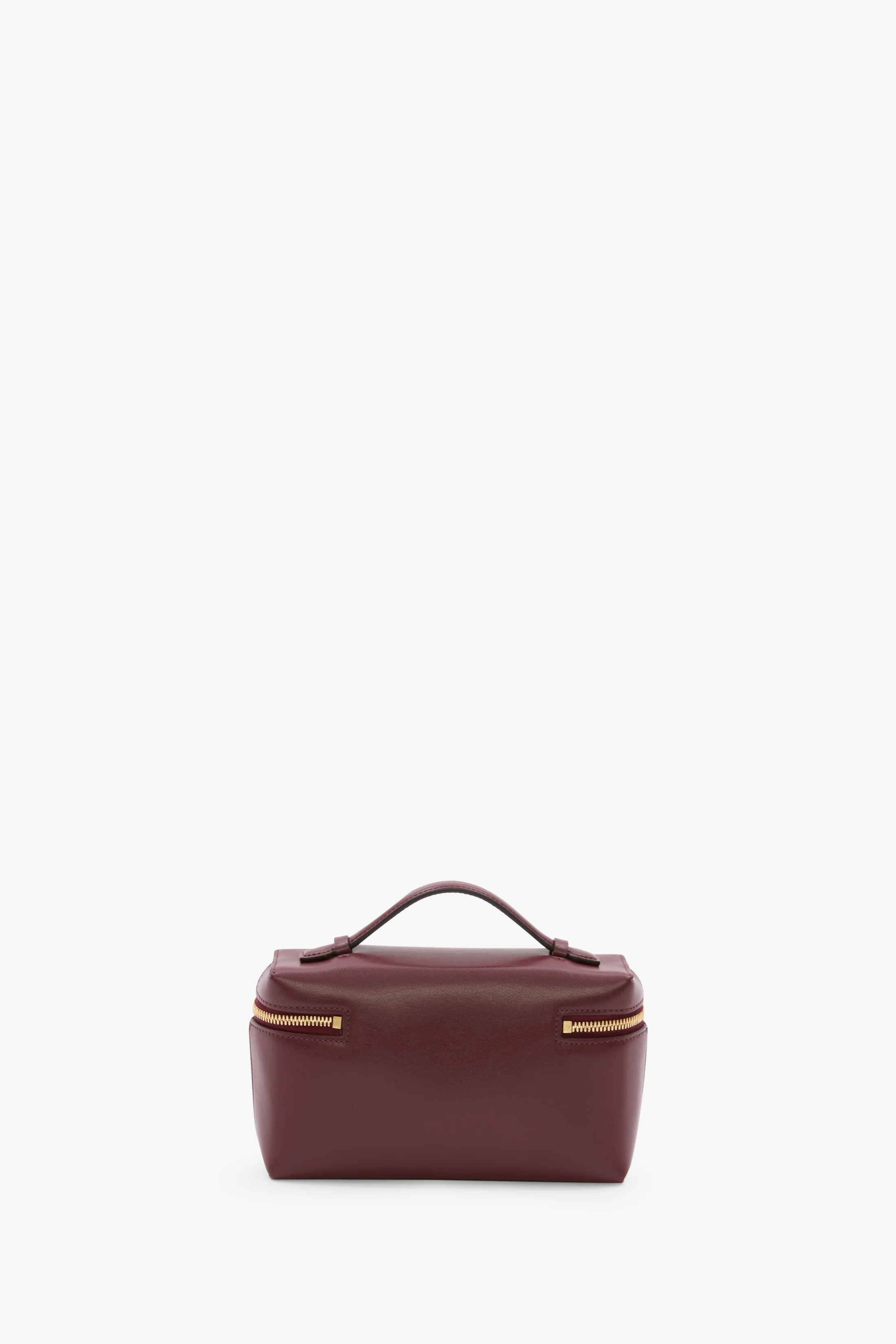 Vanity Crossbody In Burgundy Leather - Image 4
