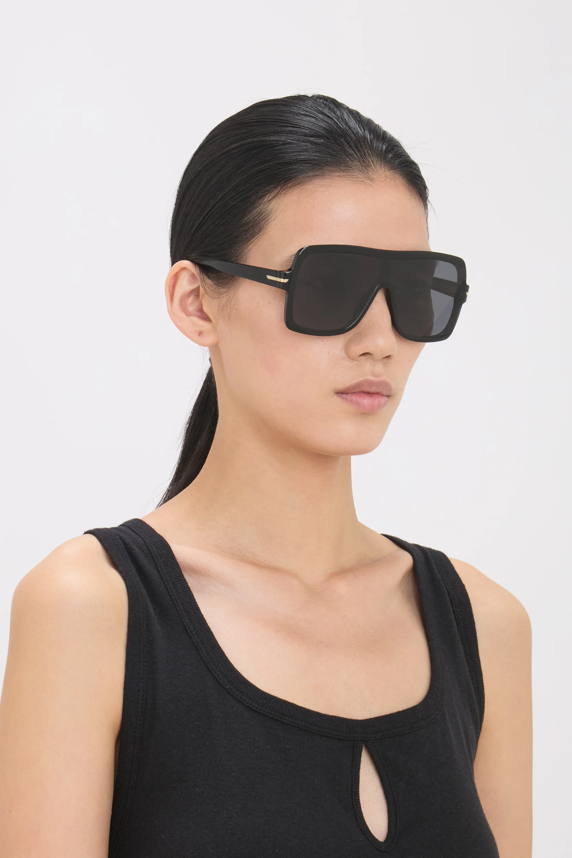 Layered Mask Frame In Black - Image 6