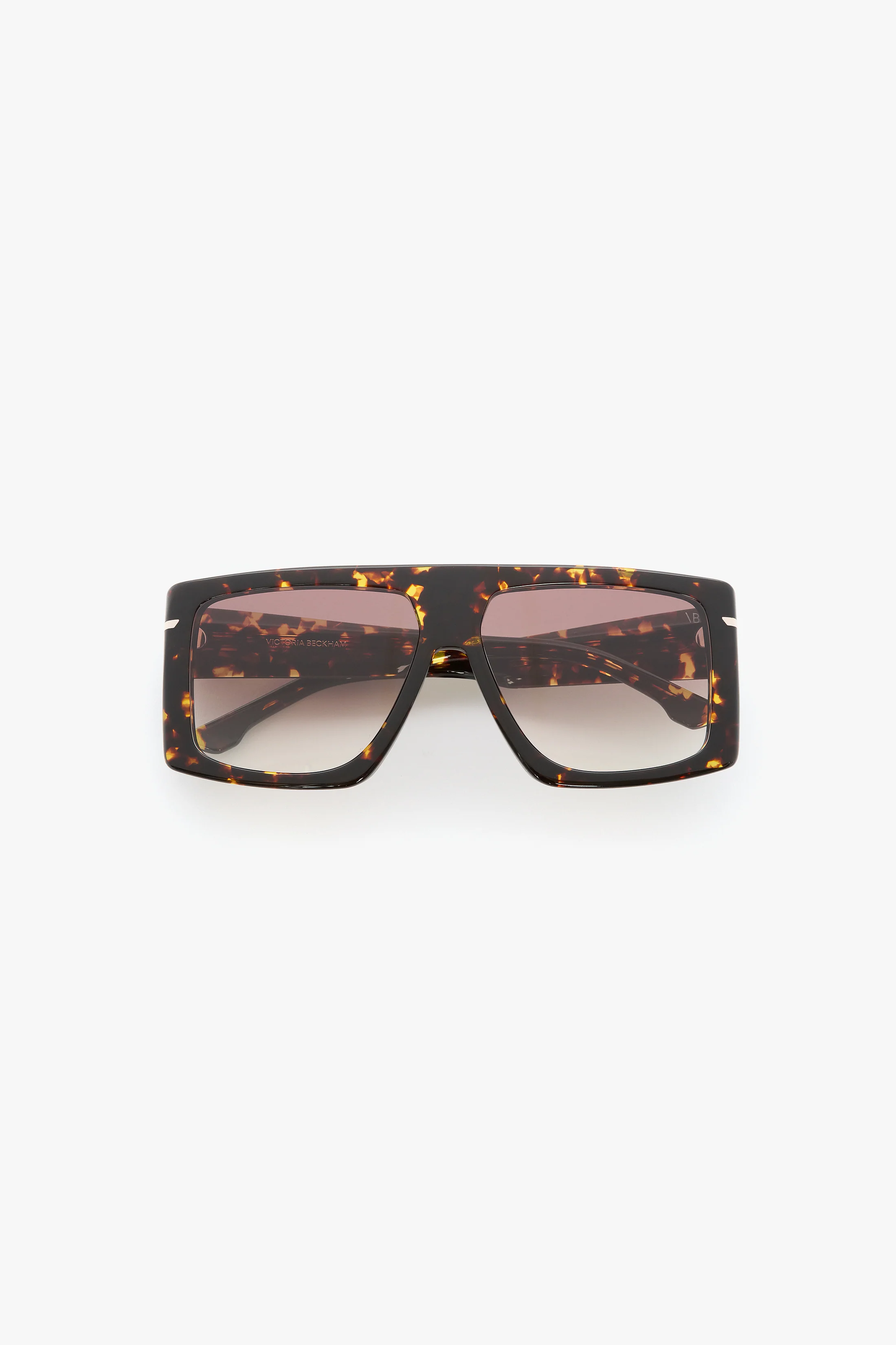 Oversized Flat Top Frame In Havana