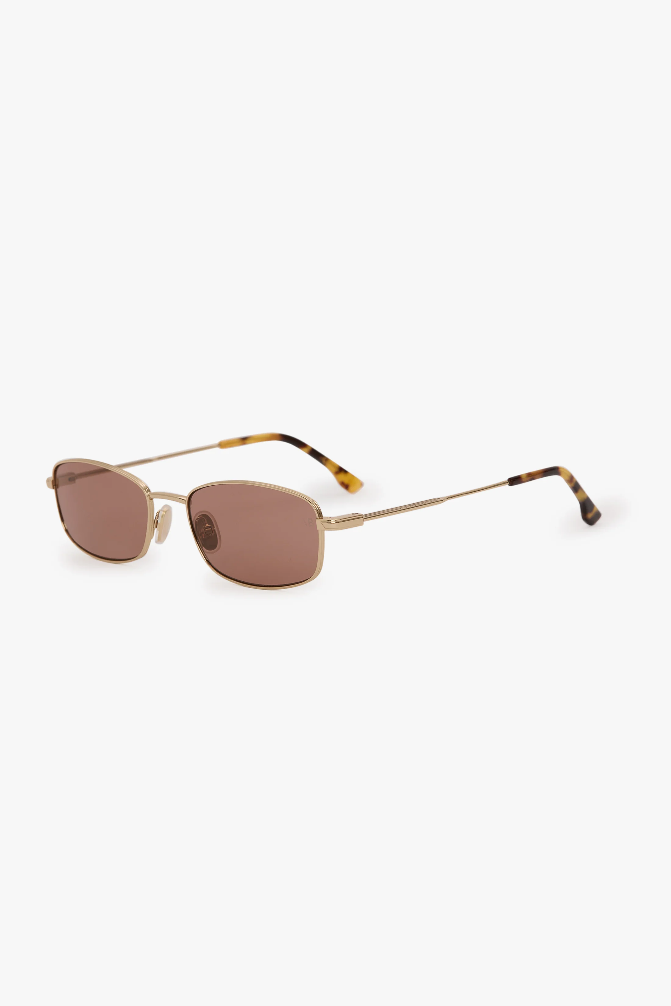 Metal Sunglasses In Gold Honey Havana - Image 3