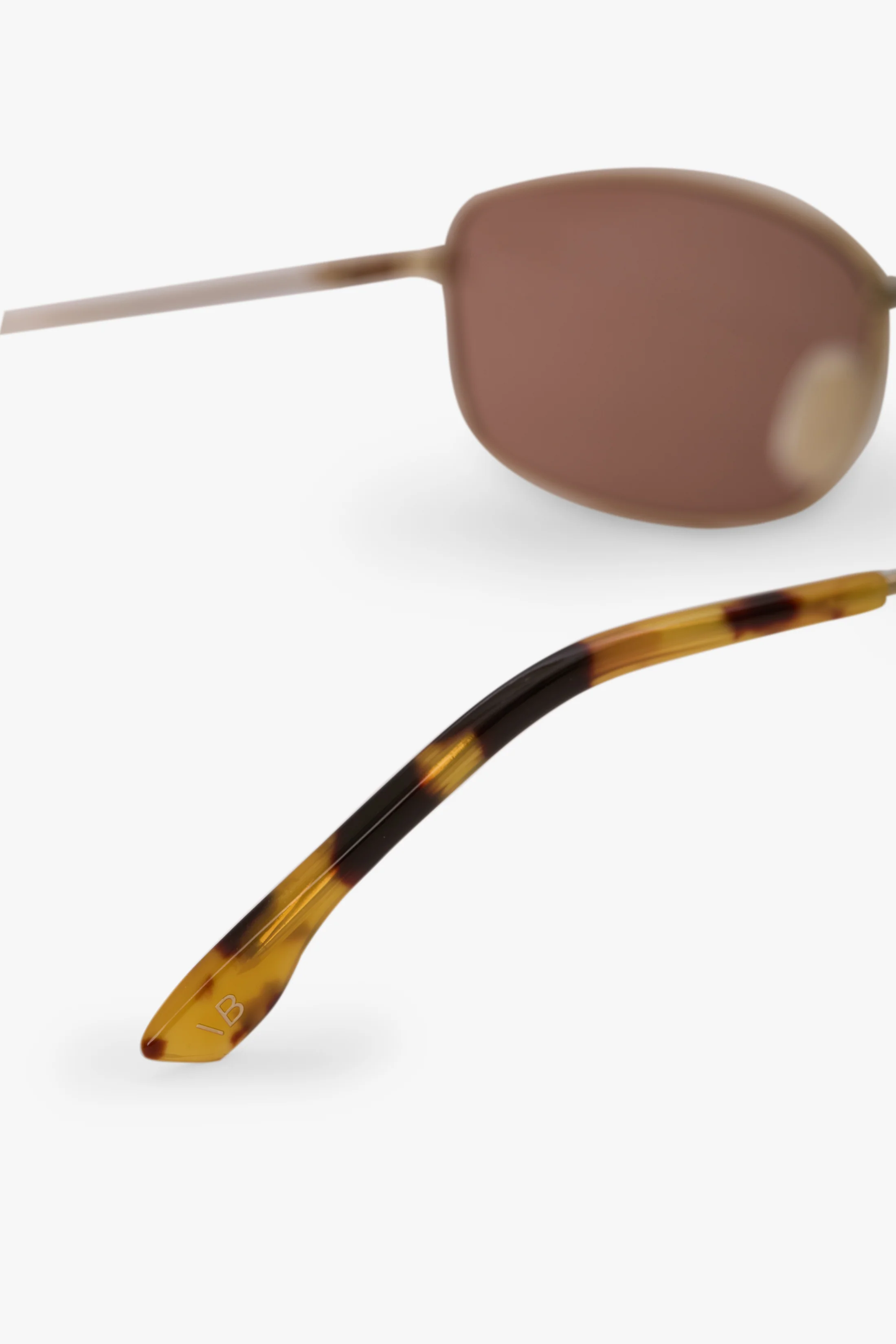 Metal Sunglasses In Gold Honey Havana - Image 6