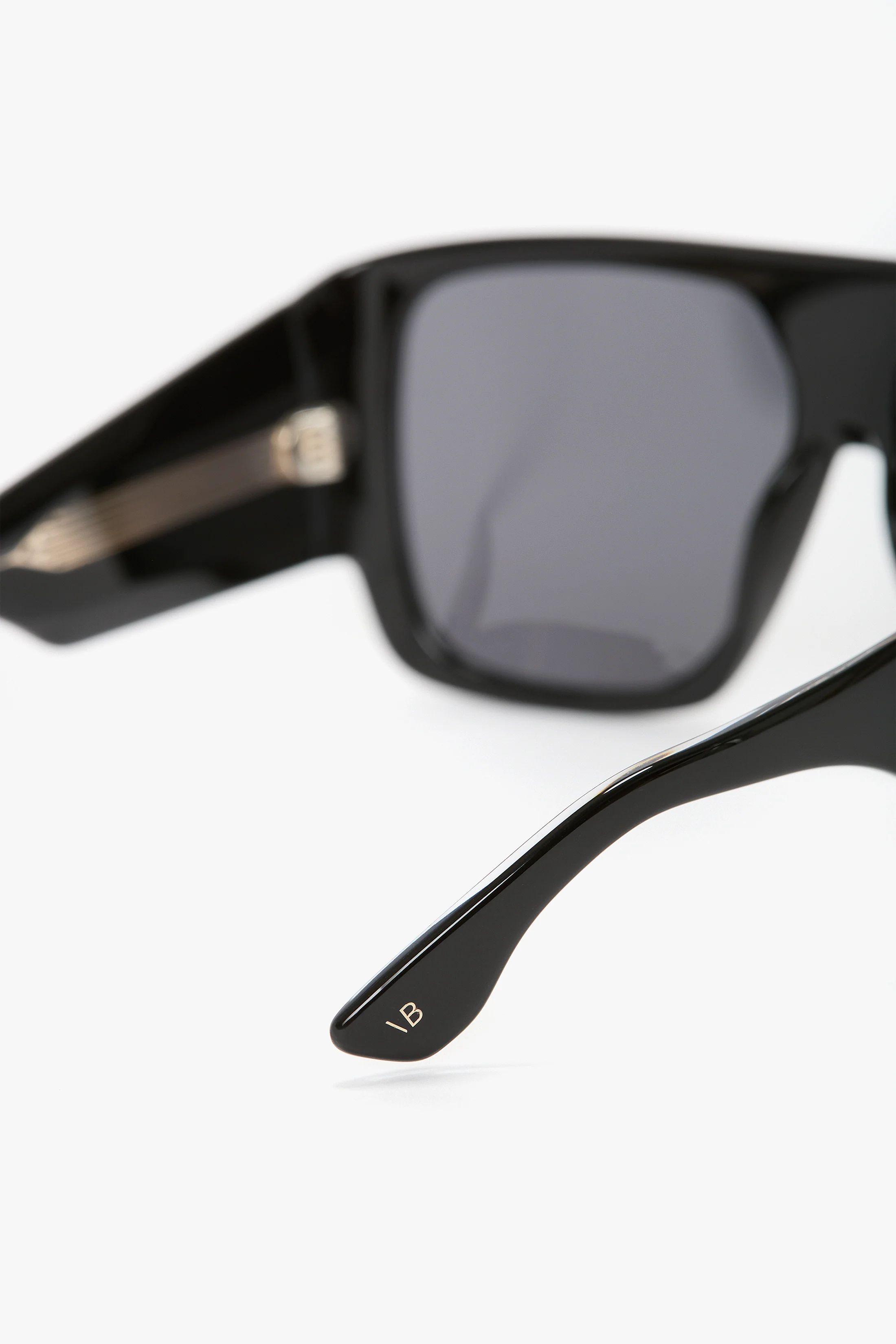 Oversized Soft Square Acetate Frame In Black - Image 5