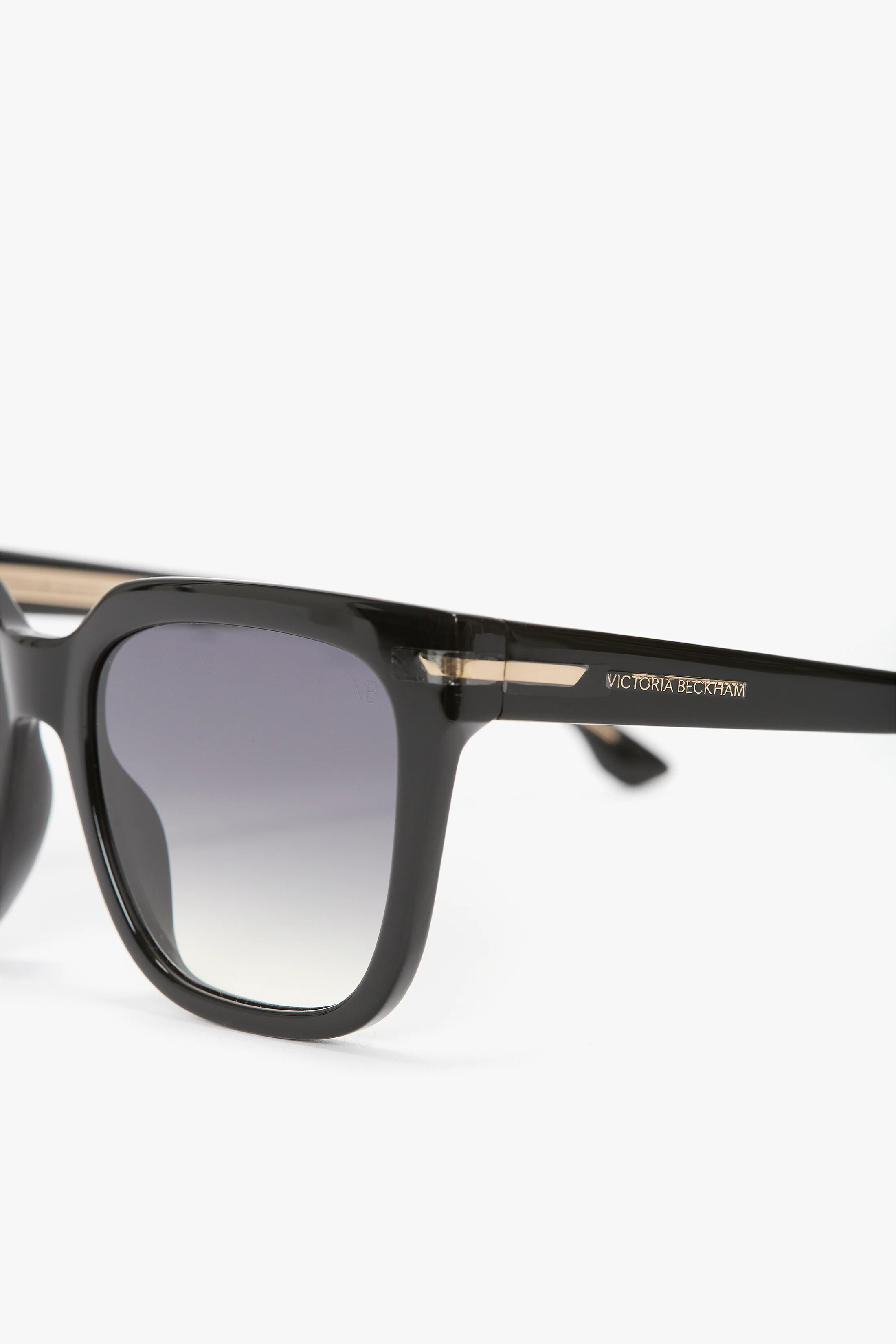 Oversized Acetate Sunglasses in Black - Image 4