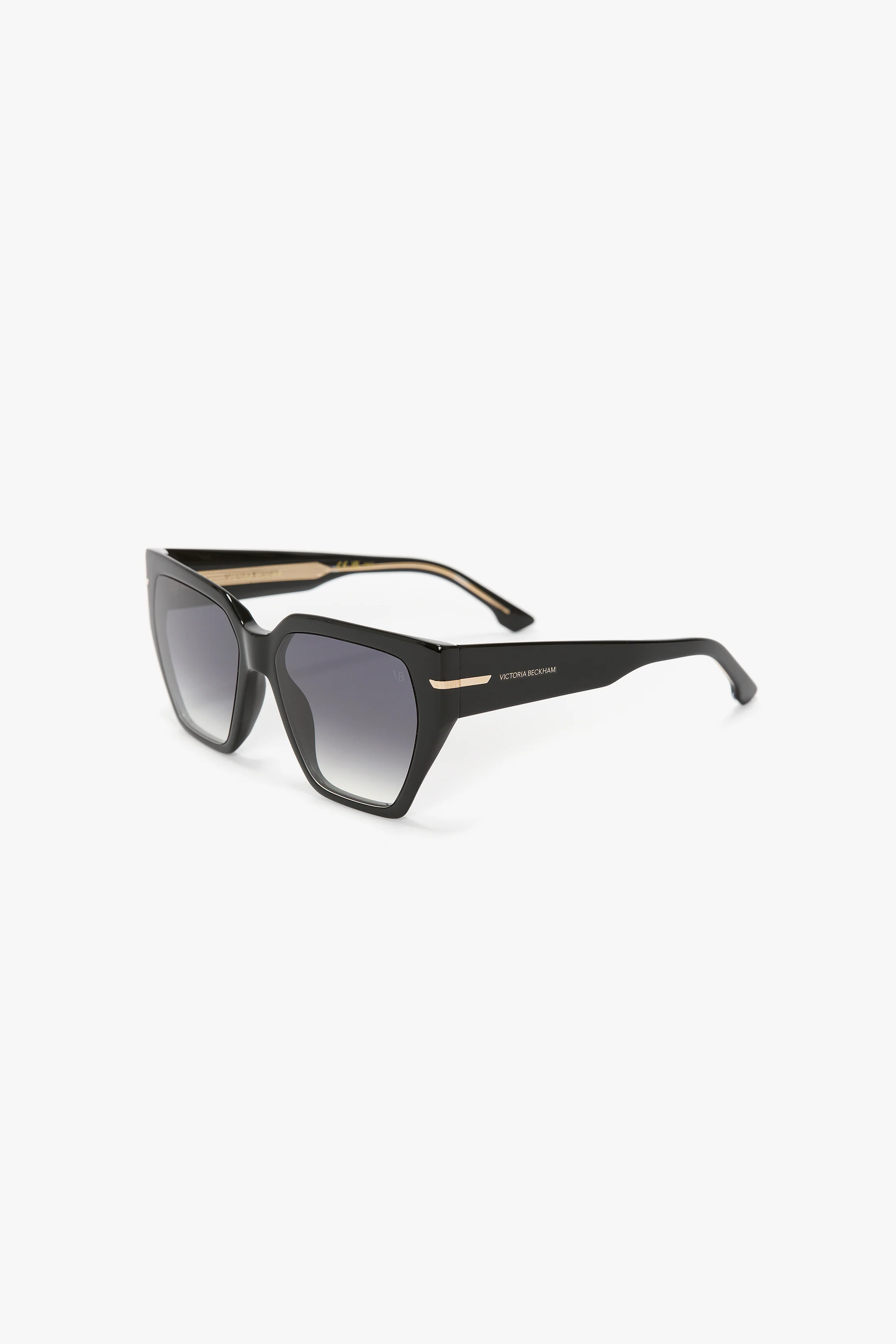 Acetate Sunglasses In Black - Image 3