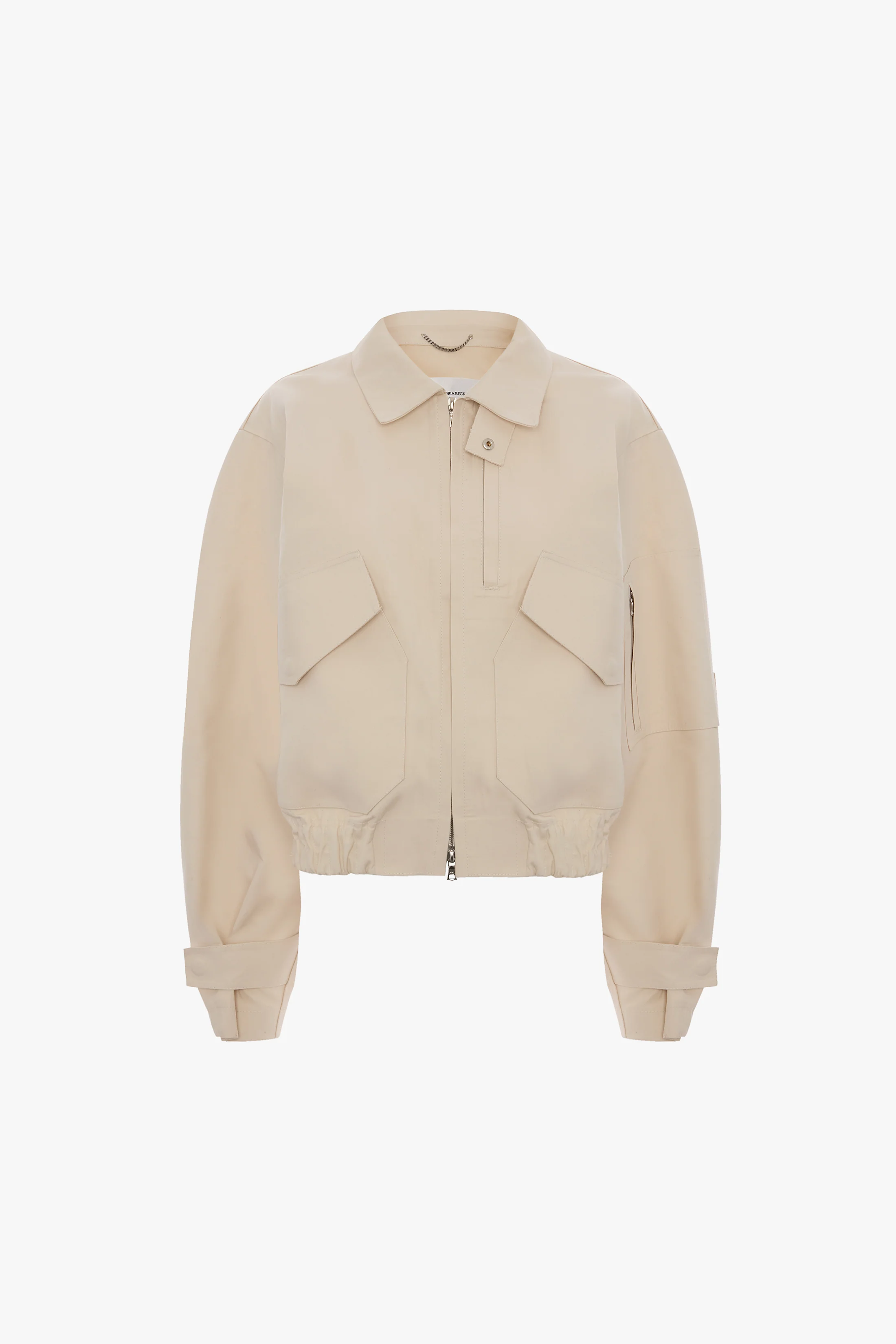 Victoria Beckham X Mackintosh Bomber Jacket In Putty - Image 3